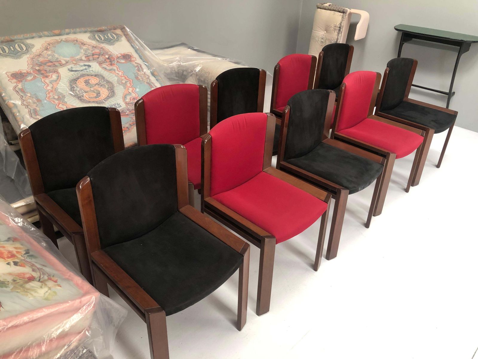 10x Joe Colombo 'Model 300' Dining Chairs For Pozzi, Italy   1965 photo buy