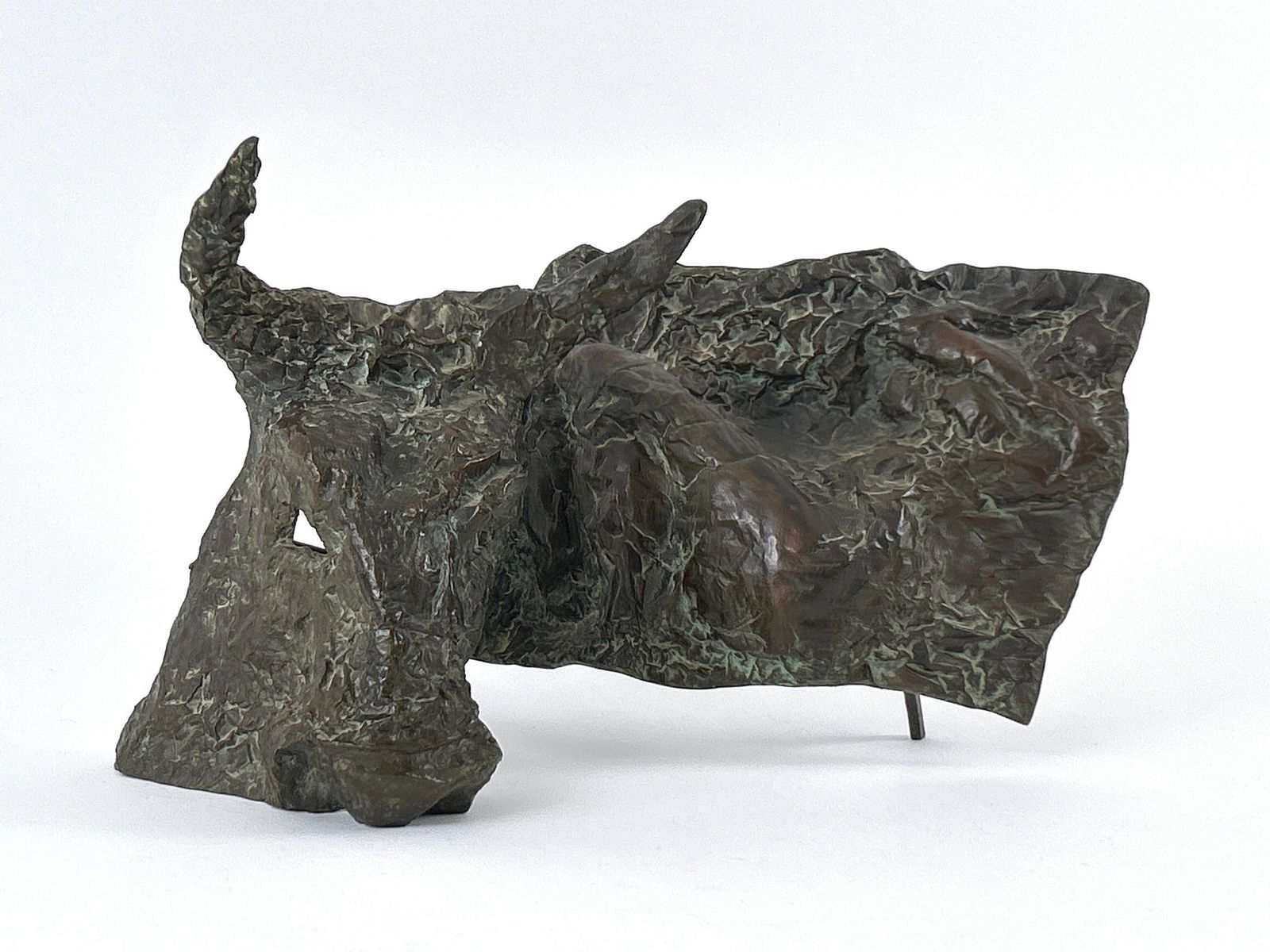 Expressionist Bronze Plastic Europa By Czech Artist Josef Klimes V/Xxv 1997 photo furniture
