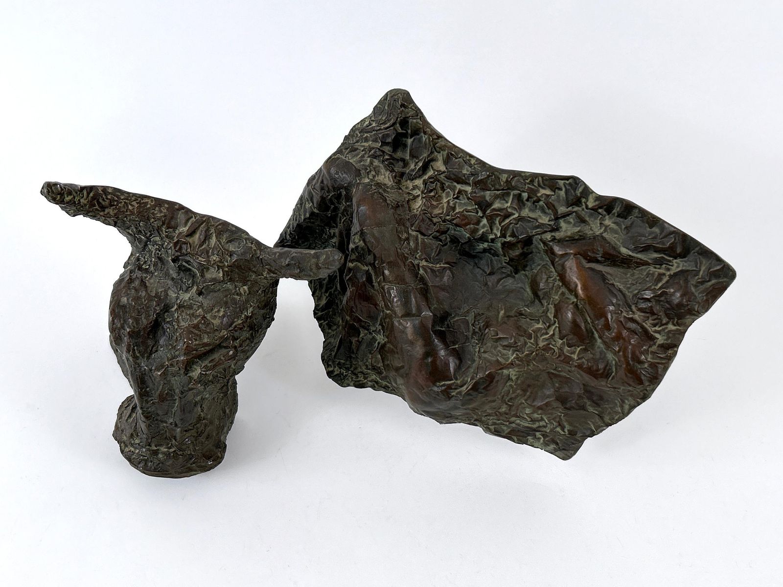 photo furniture Expressionist Bronze Plastic Europa By Czech Artist Josef Klimes V/Xxv 1997