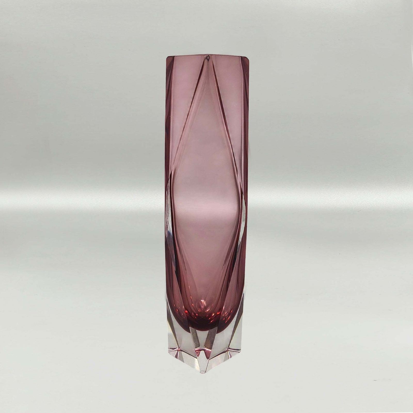 Vase en verre Sommerso de Murano, Flavio Poli pour Seguso, années 1960, Italie photo 438.0