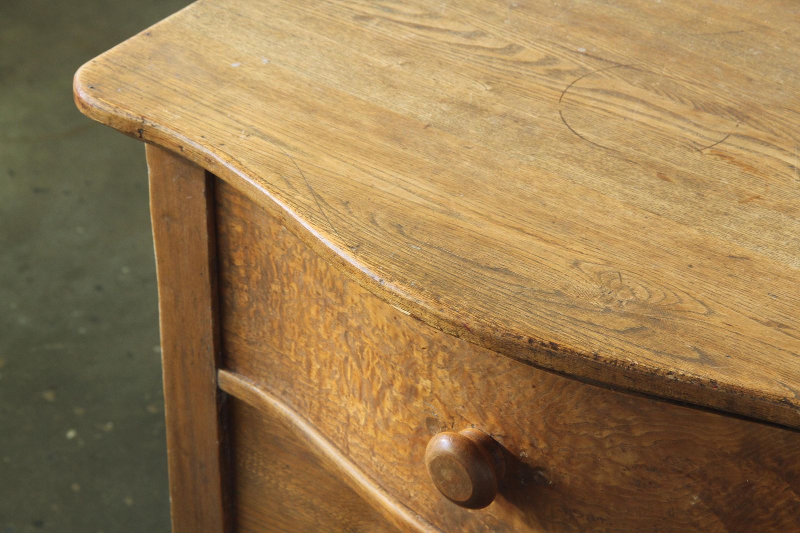 Vintage Farmhoues Cabinet, Commode In Oak Wood, 19th Century Denmark 1850s photo Furniture