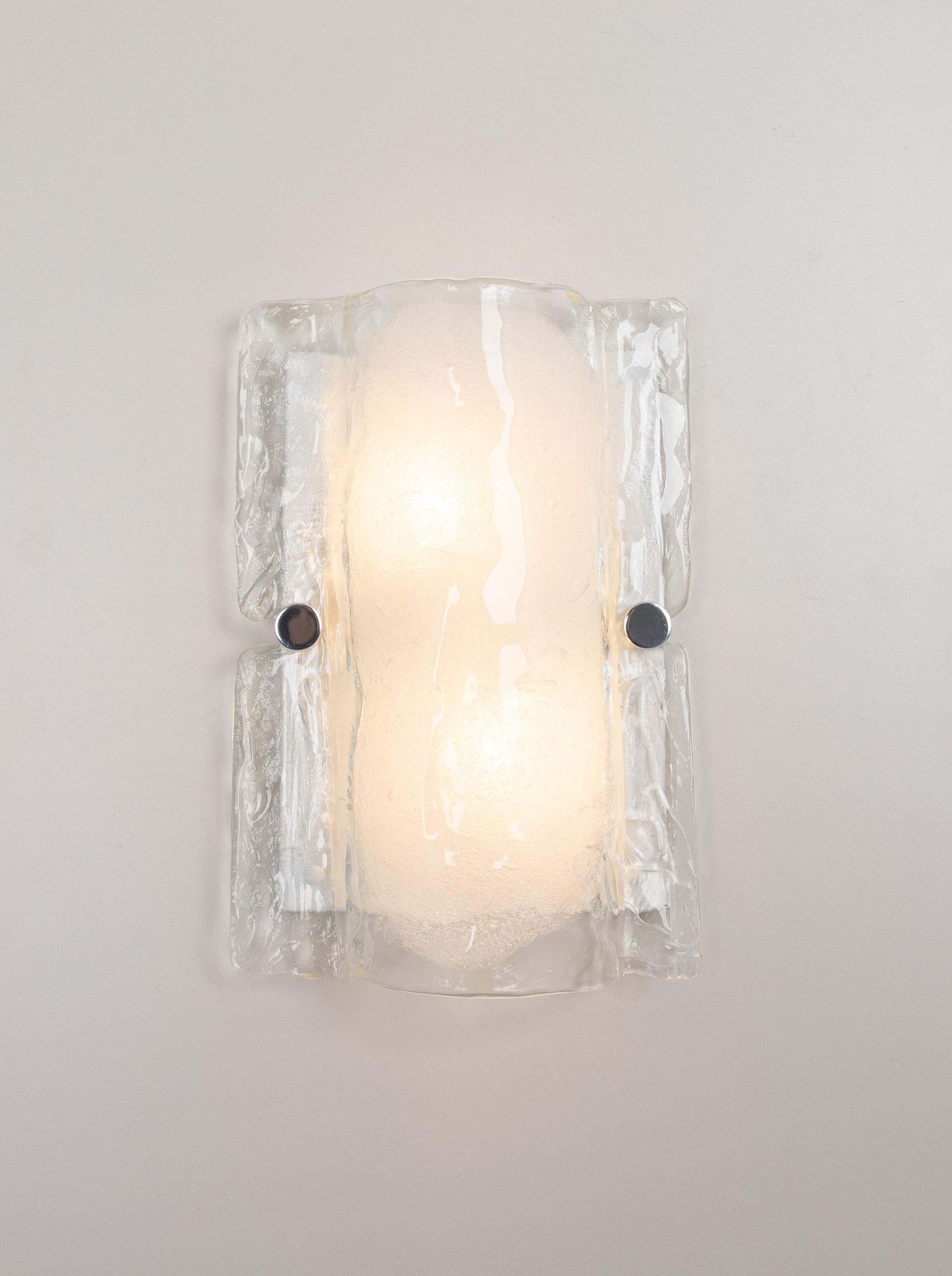 Pair Of Murano Glass Sconces Wall Lights By Kalmar, Austria, 1960s photo buy