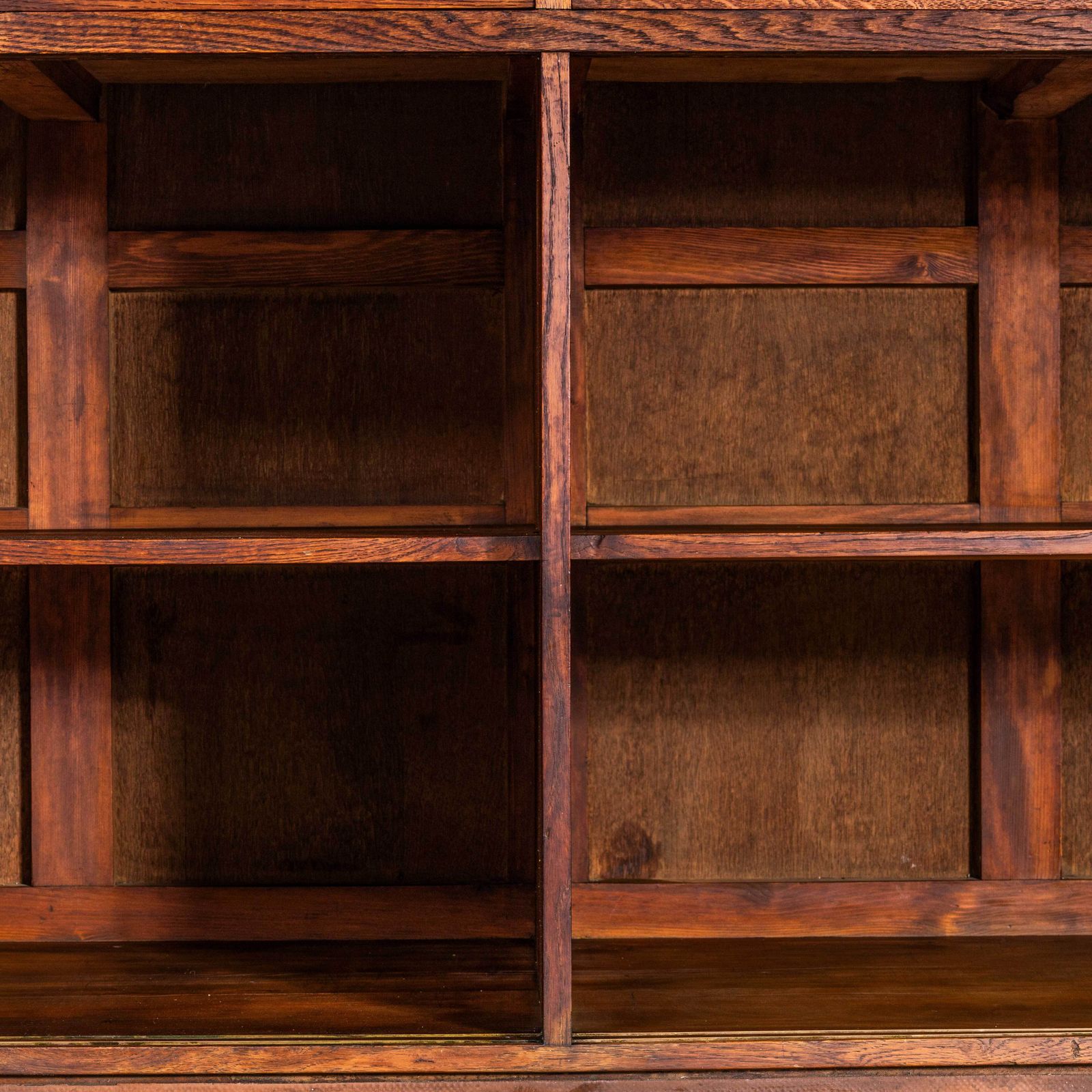 1940’s épicerie Scrubbed Oak Shop Counter – Six Drawers photo buy