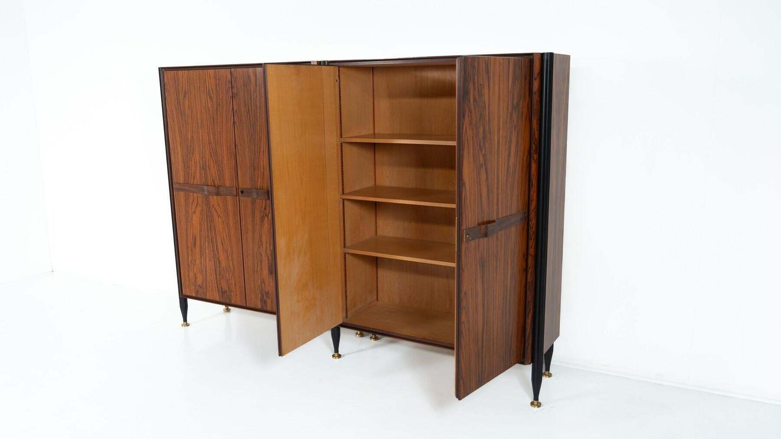 4354.0 Mid Century Wooden Double Cabinet, Italy, 1960s photo