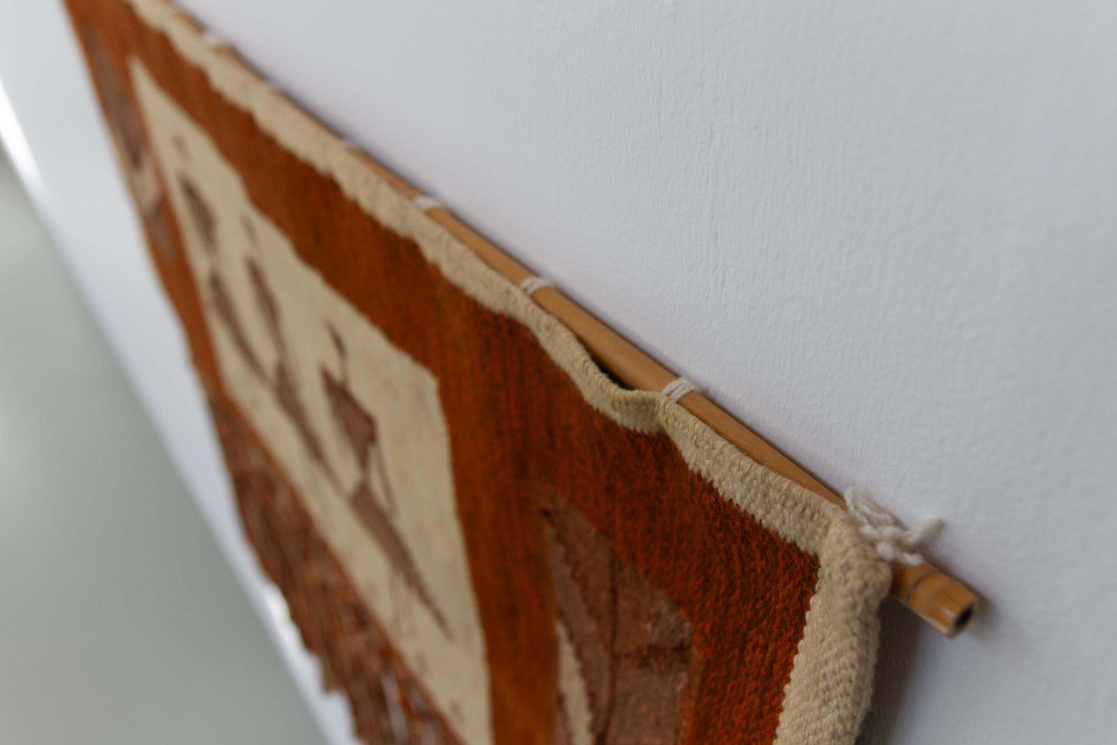 Vintage Hungarian Kelim Tapestry In Wool By éva Németh For Ziola, 1960s. photo vinterior