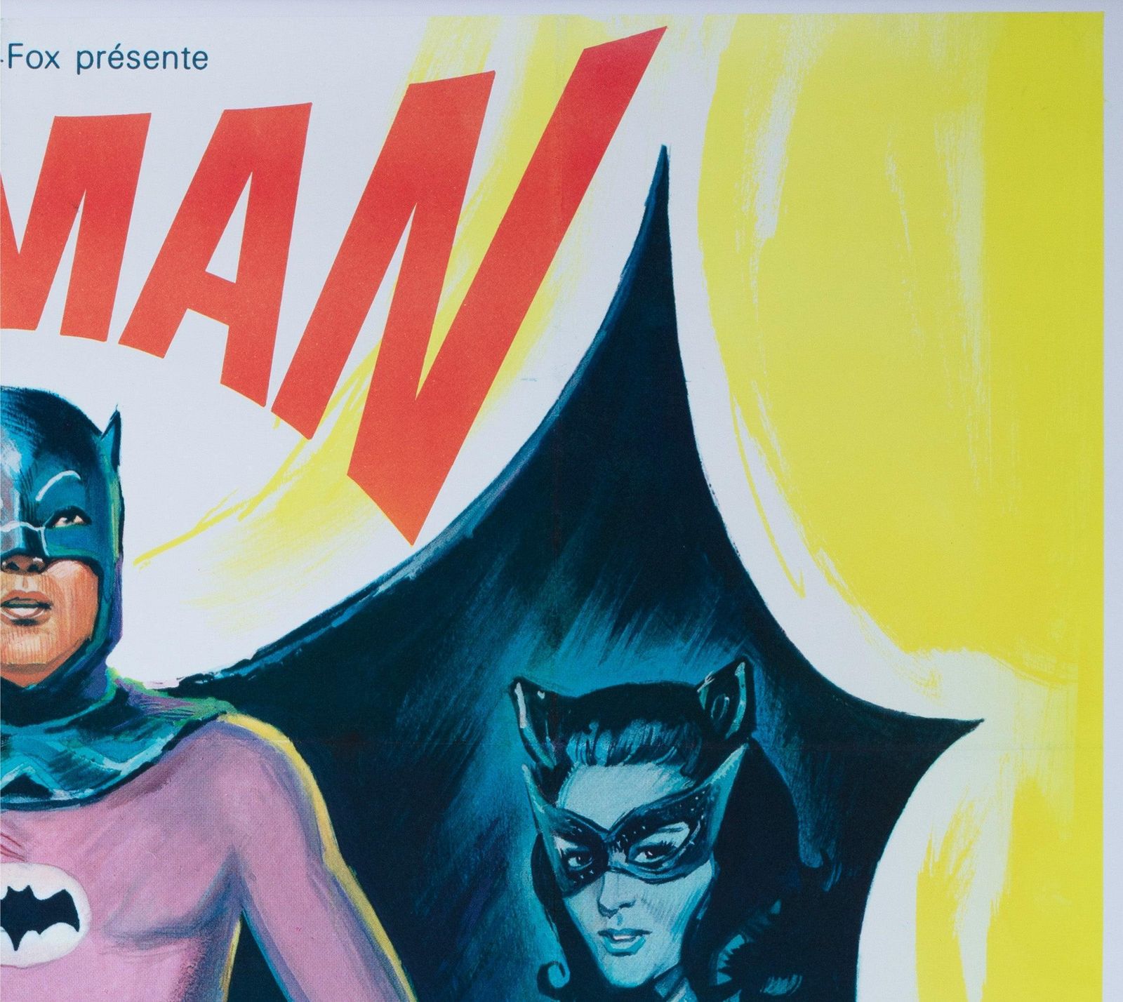 Batman 1966 French Grande Film Poster, Boris Grinsson photo Art