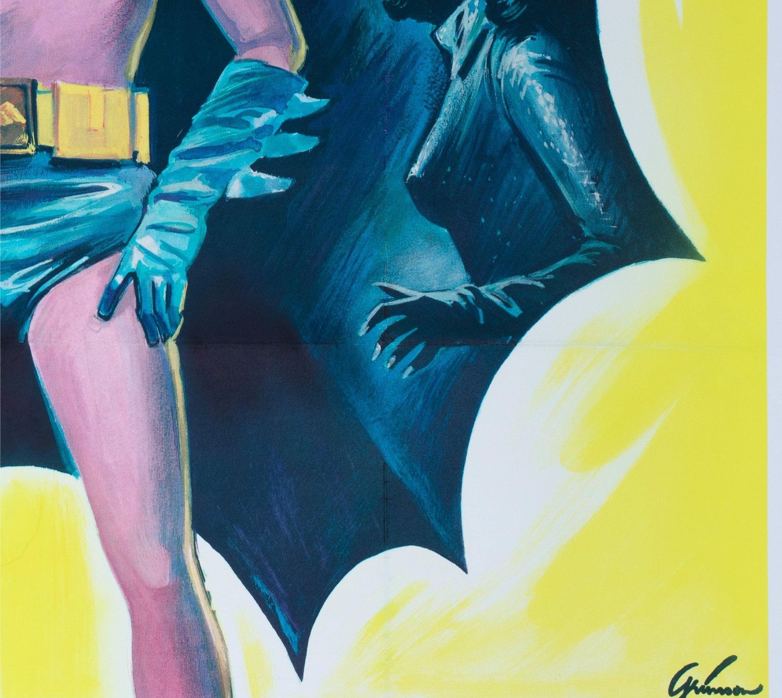Batman 1966 French Grande Film Poster, Boris Grinsson photo vinterior