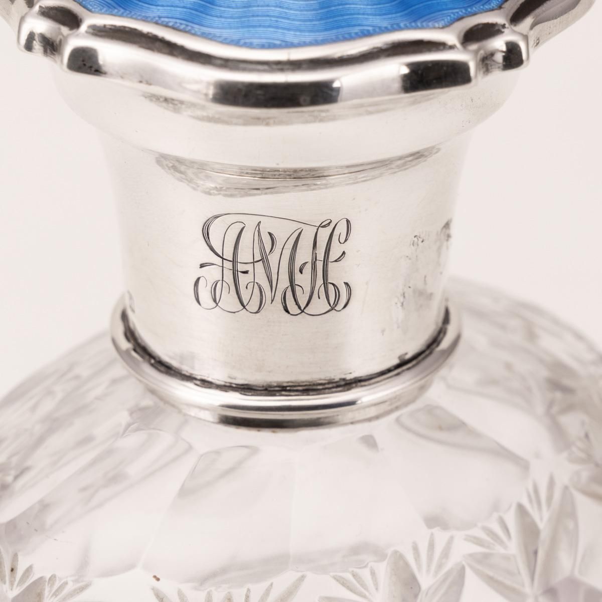photo furniture Antique Regency Cut Glass Scent Bottle By Mappin & Webb, Silver, 1812