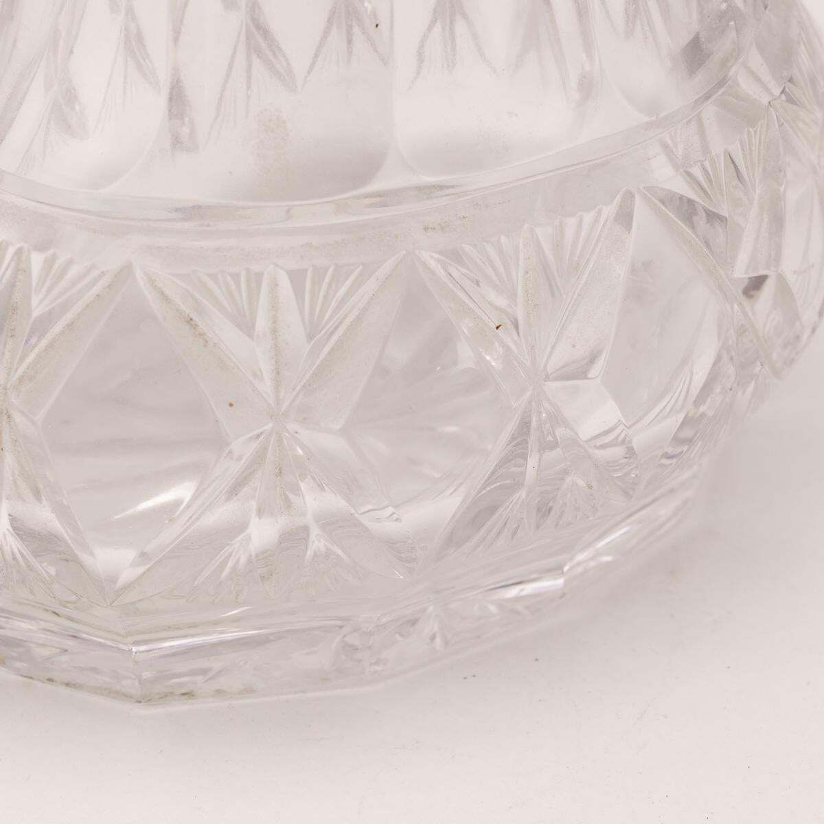 photo buy Antique Regency Cut Glass Scent Bottle By Mappin & Webb, Silver, 1812
