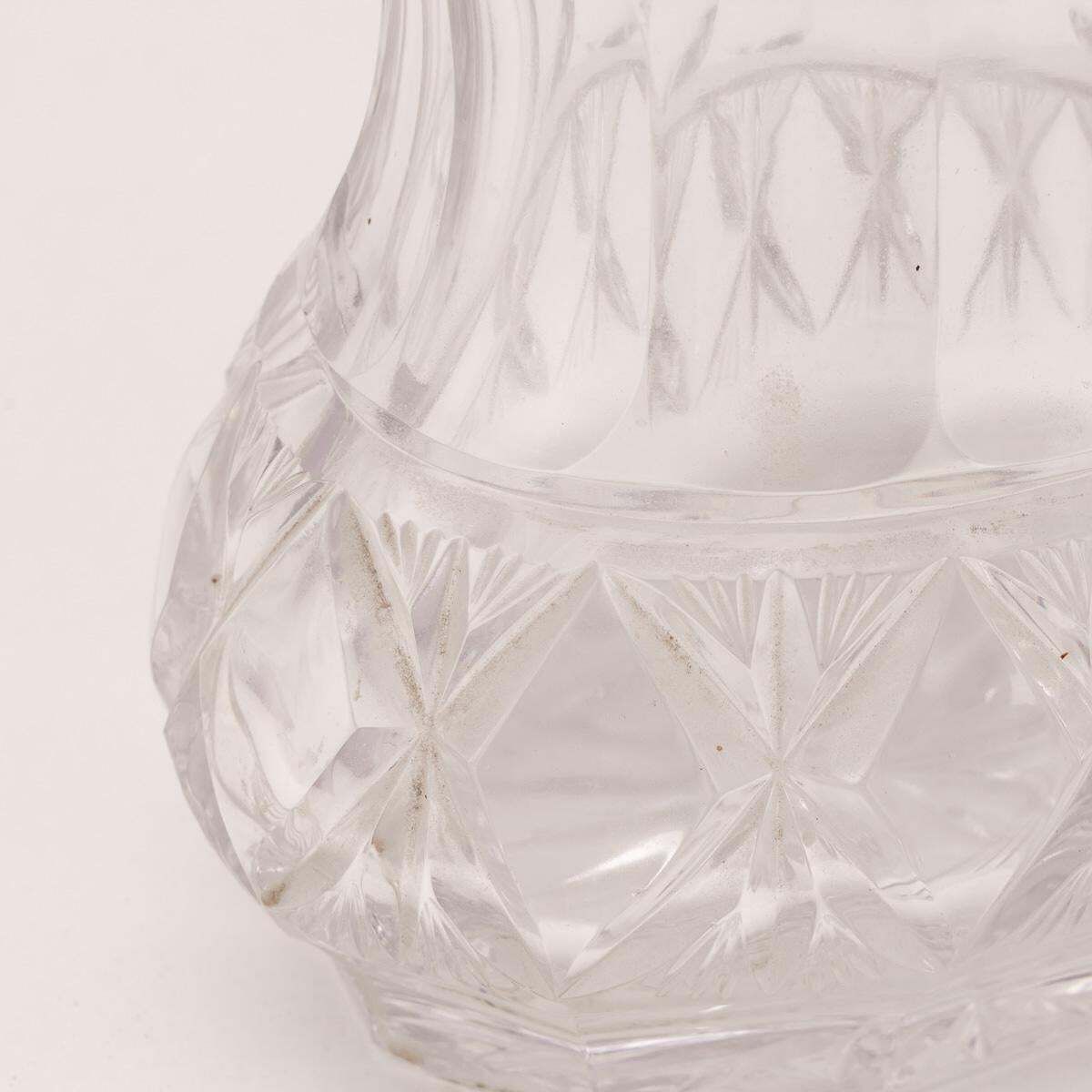 photo vintage Antique Regency Cut Glass Scent Bottle By Mappin & Webb, Silver, 1812
