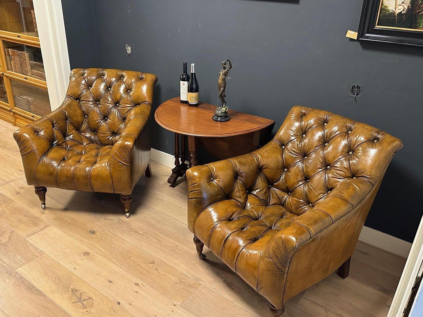 photo vintage Vintage Club Chairs, 2000s, Set Of 2