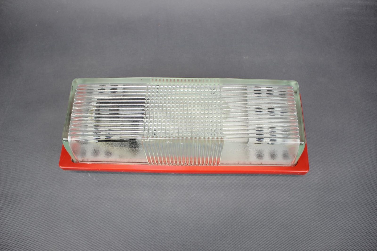 1970s Czechoslovak Space Age Wall Lamp With Red Plastic And Glass photo Lighting