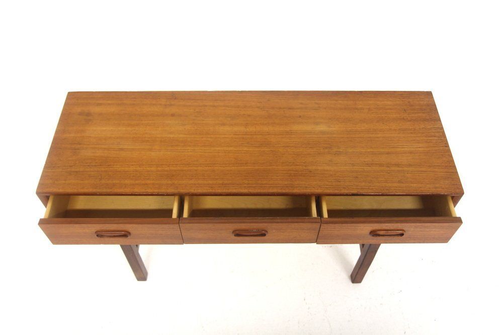 Console scandinave en teck, Suède, 1960 photo Mobilier