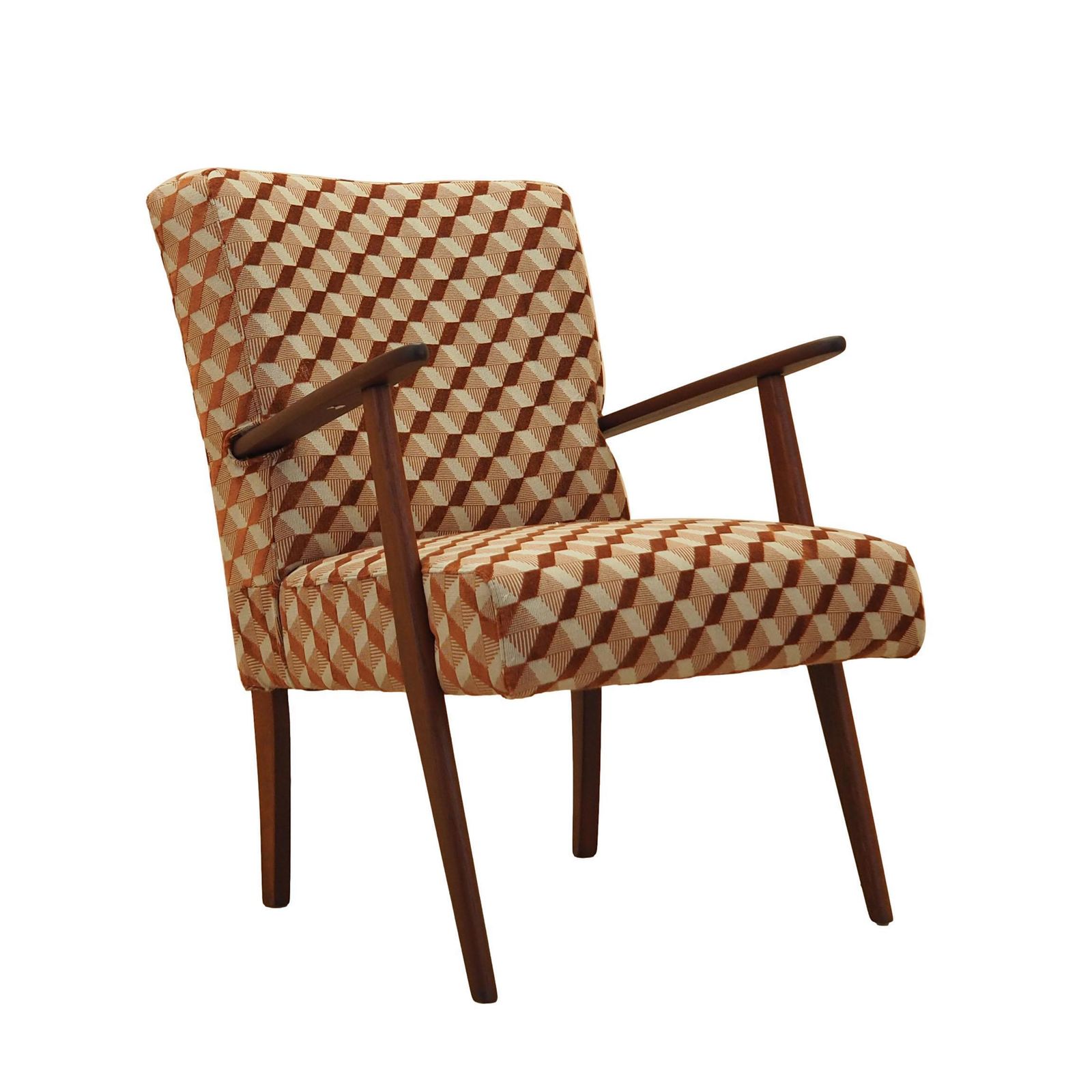 Fauteuil de salon, design danois, années 1970, fabriqué au Danemark