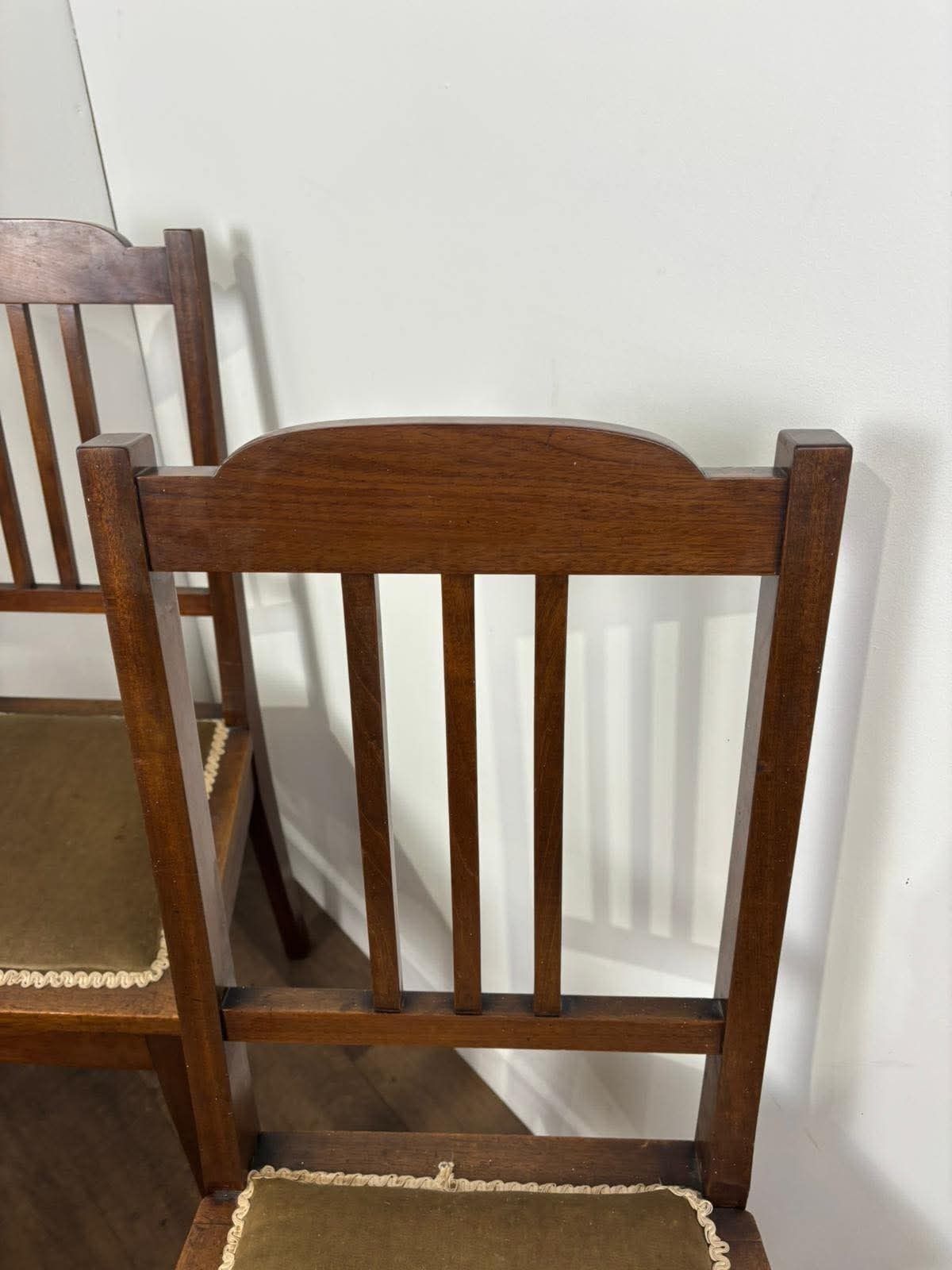 Edwardian Set Of Three Mahogany Bedroom Chairs photo buy