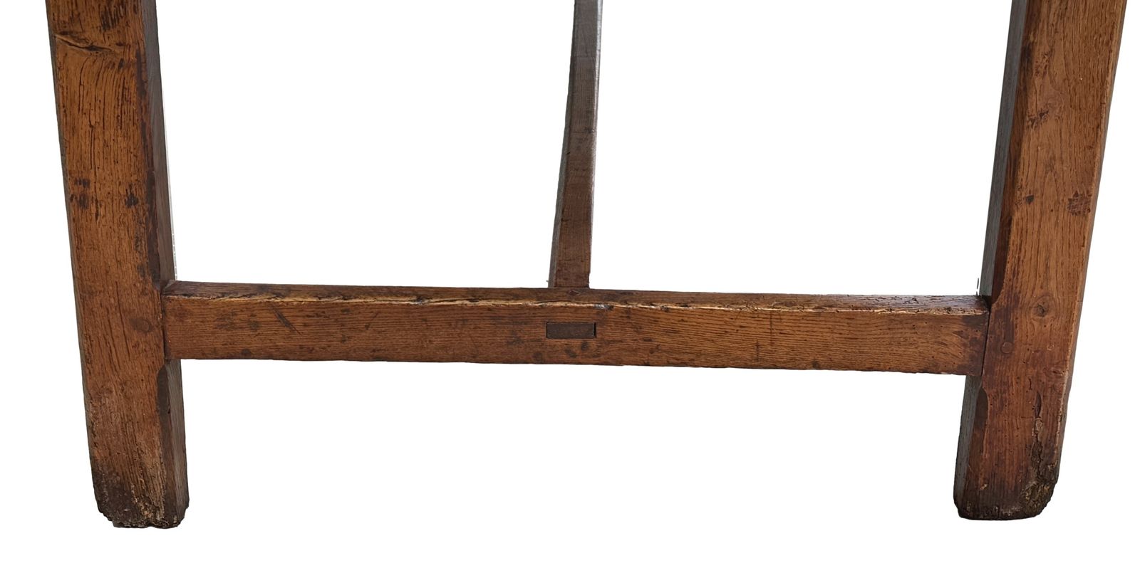 Large English 18th Century Farmhouse Kitchen Dining Table (England, Circa 1760) photo vintage