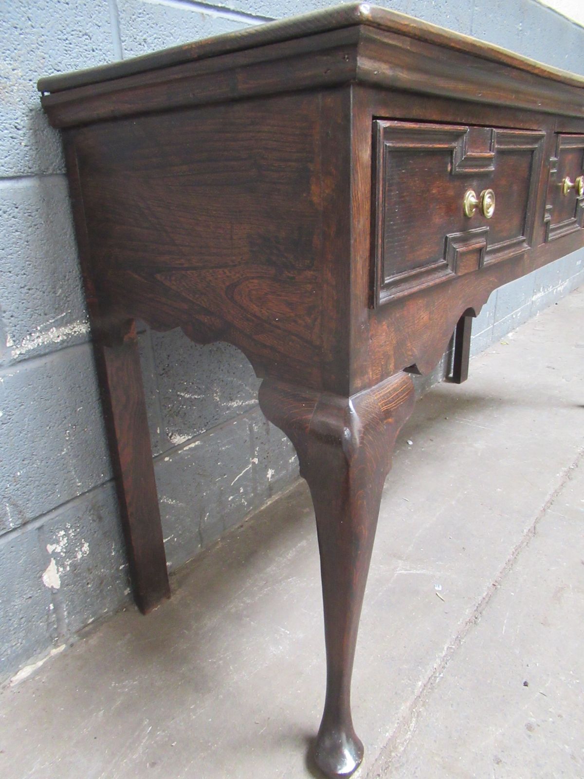 A Small Antique Oak  Style Dresser    Dating From Around 1900 photo vintage