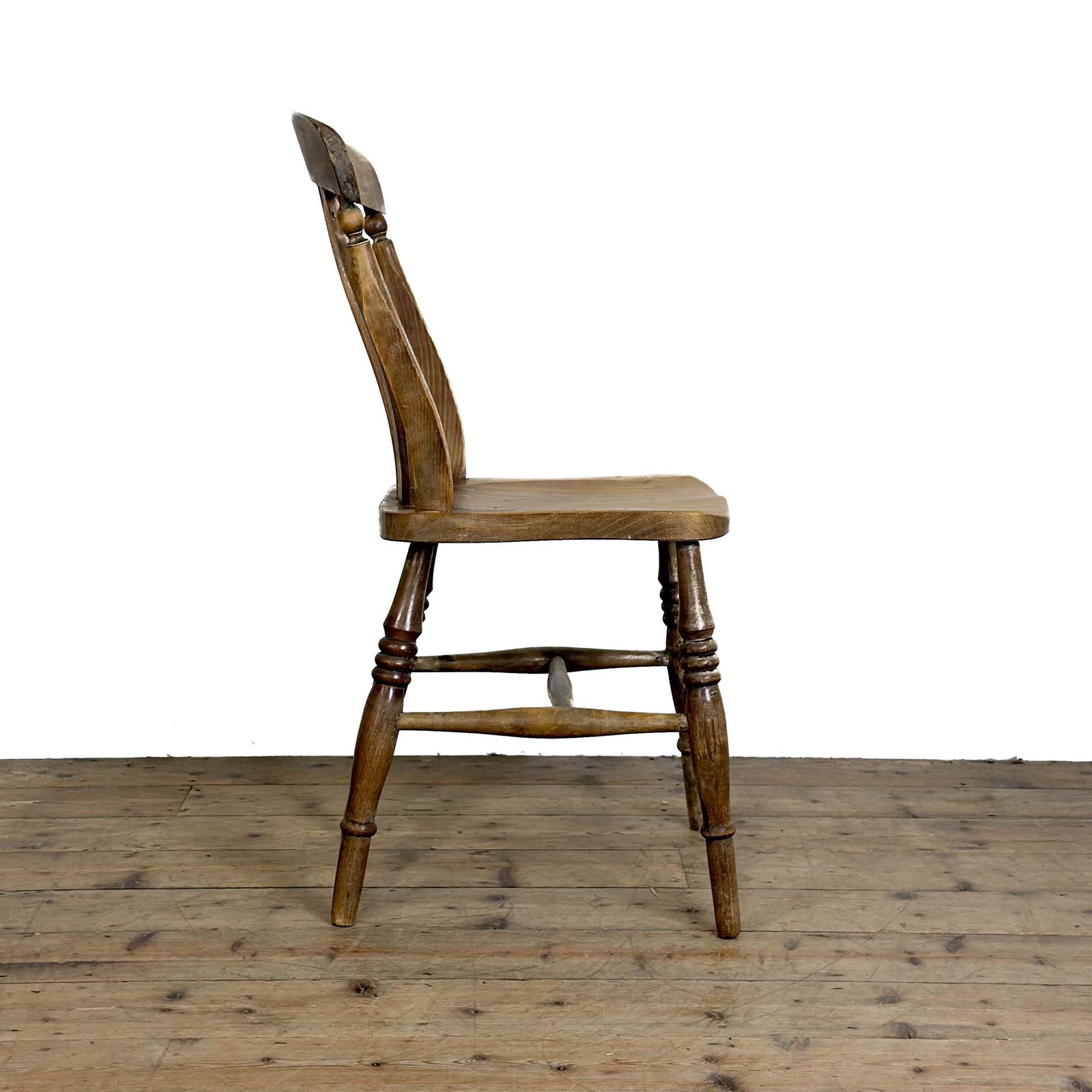 Antique Set Of Six Antique Kitchen Chairs | Set Of Chairs | Antique Chairs | Dining Chairs | Kitchen Chairs (M 6568) photo vintage
