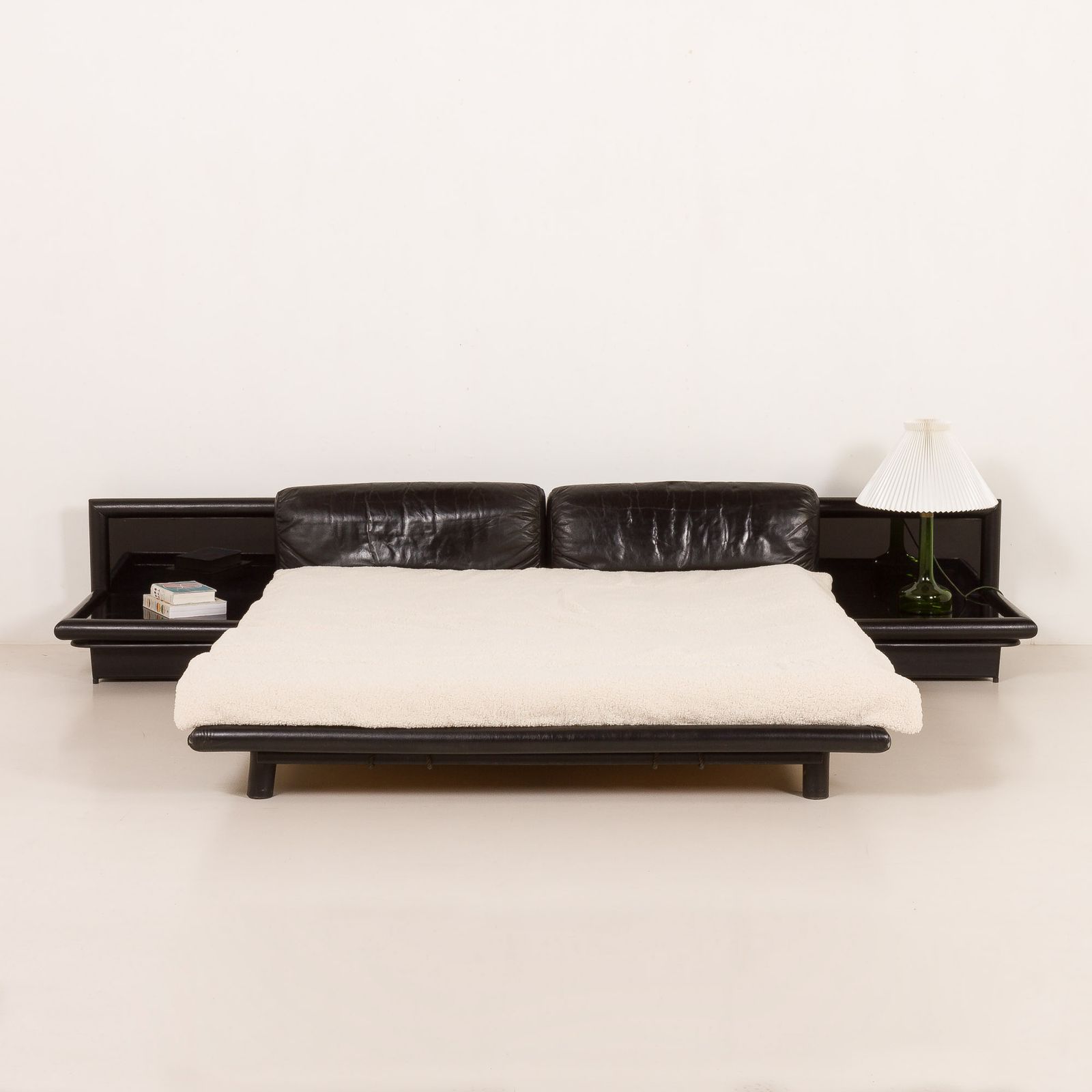 Morna Bed With Bedside Tables By Afra & Tobia Scarpa For Molteni, 1970s photo for sale