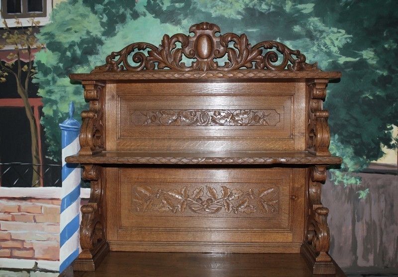 Buffet Dressoir Oak   20th Renaissance Taste photo 3102.36