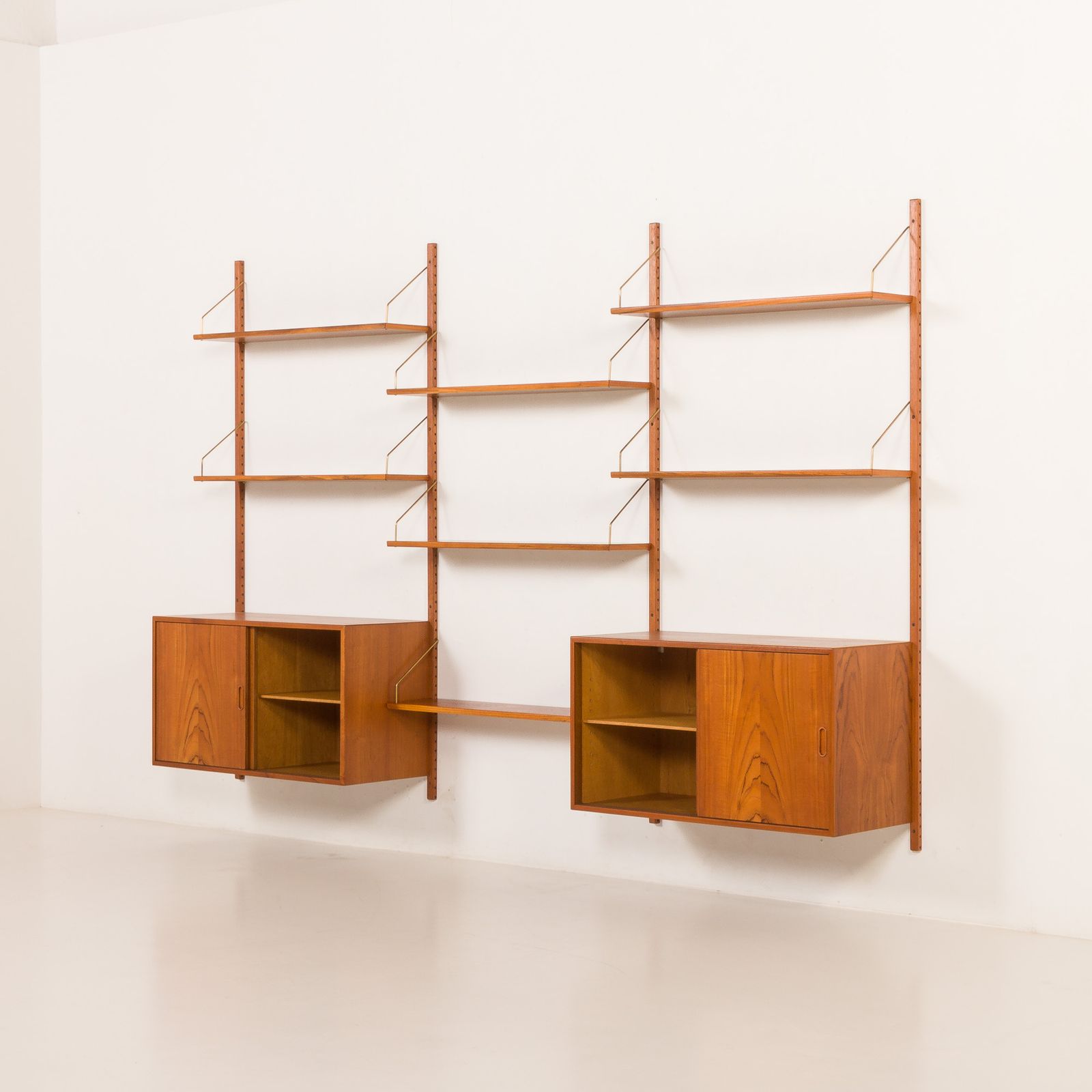 Hansen And Guldborg Teak Wall Unit, Hg Furniture, 1960s photo buy