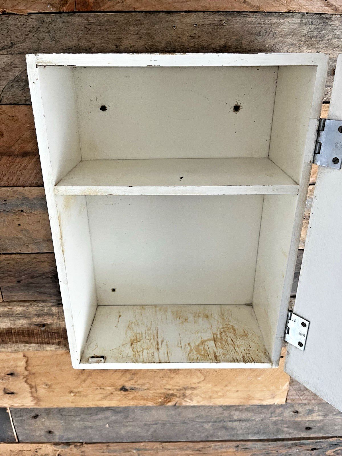 Mid Century 50's Bathroom Mirrored Wooden Cabinet Vintage Medicine First Aid 60s photo Furniture