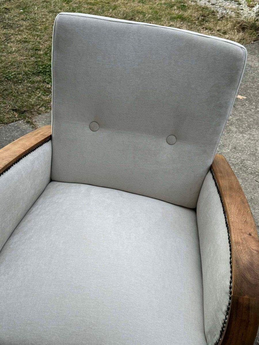 Vintage Art Deco Hungarian Armchair, 1930s photo for sale
