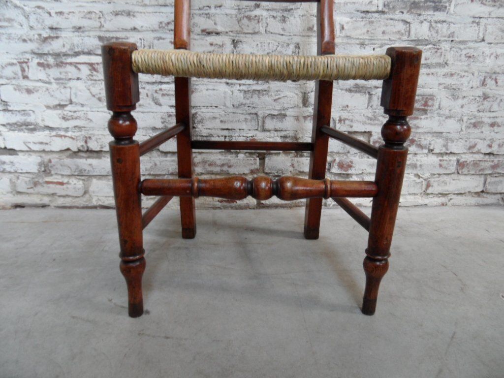 Antique French Campaign Chairs, Set Of 4 photo Furniture