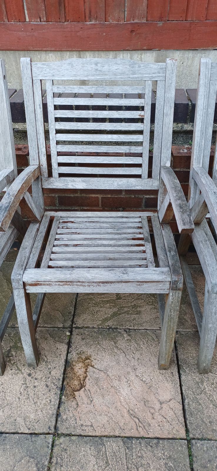 Solid Teak Garden Extendable Table And Chairs photo buy