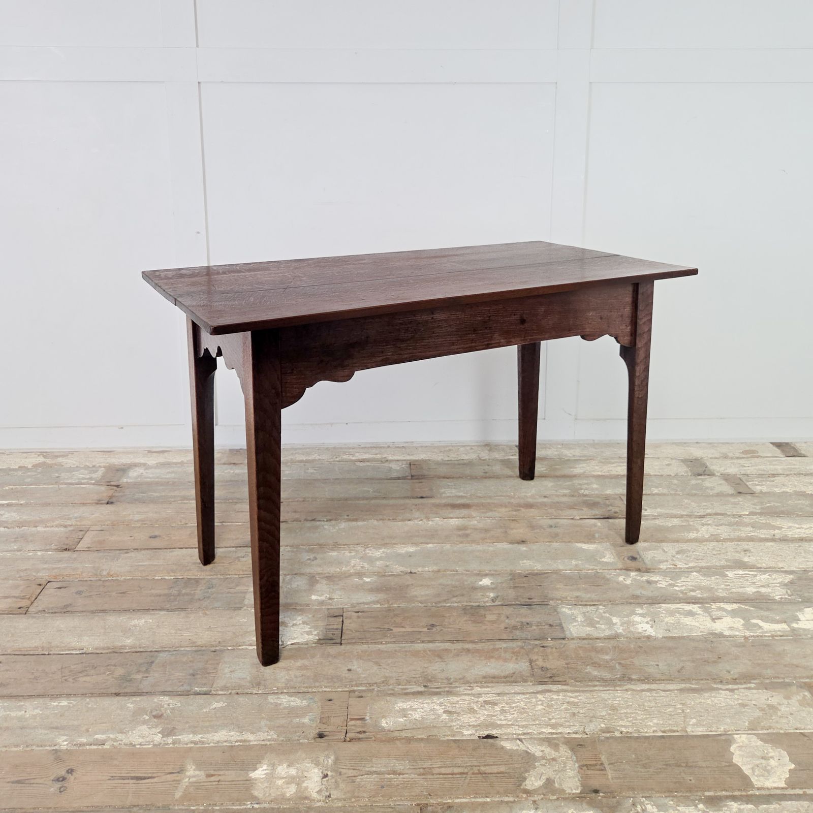 Antique English Oak Farmhouse Table photo vinterior