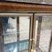 Italian Burr Walnut Finish Vitrine Display Cabinet Curio Glass Shelves Mirrored Collectors Cupboard With Upper Case photo buy