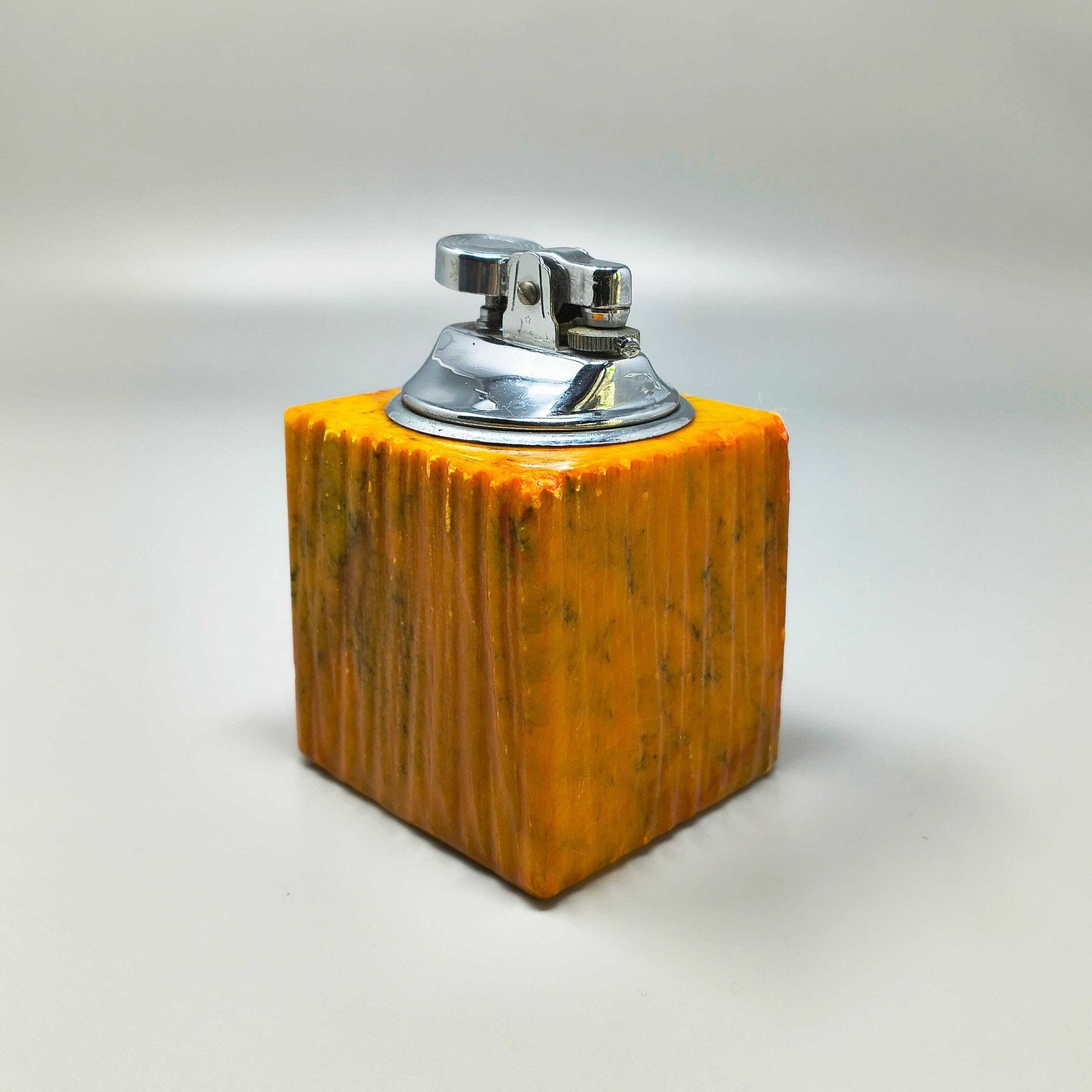 1960s Mid Century Modern Italian Alabaster Smoking Set By Romano Bianchi photo vinterior