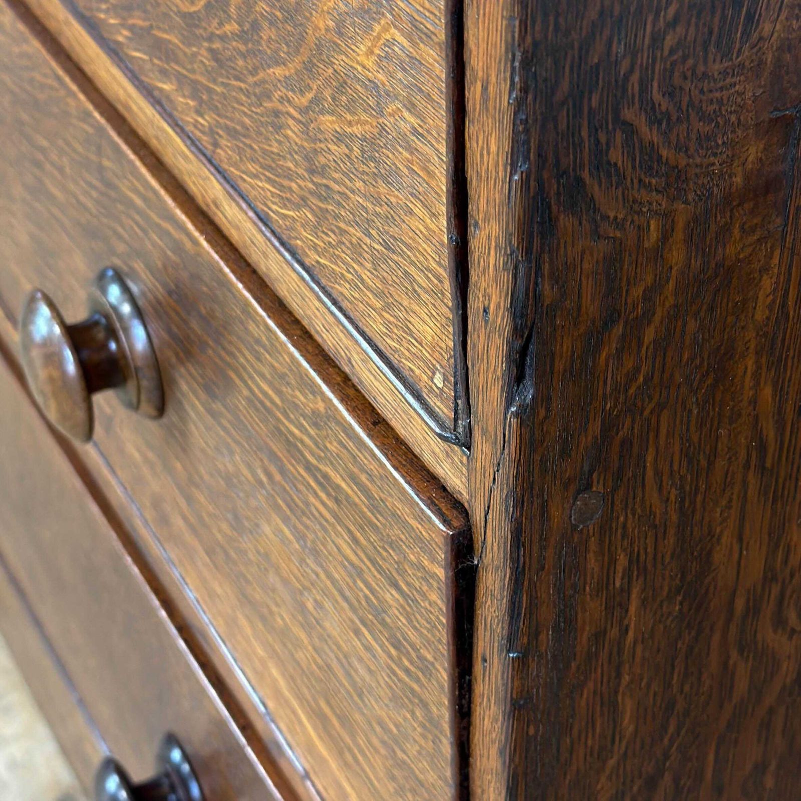 photo furniture Antique Georgian Oak Chest Of Drawers | Antique Storage | Bedroom Drawers | Antique Chest Of Drawer