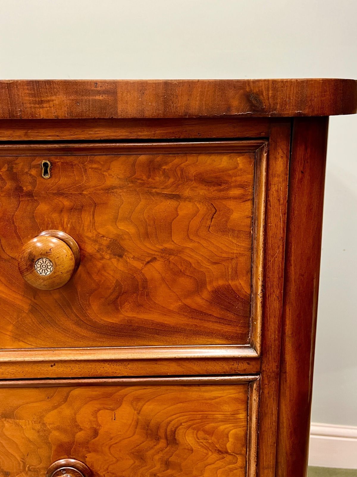 675.0 19th Century Mahogany Chest Of Drawers photo