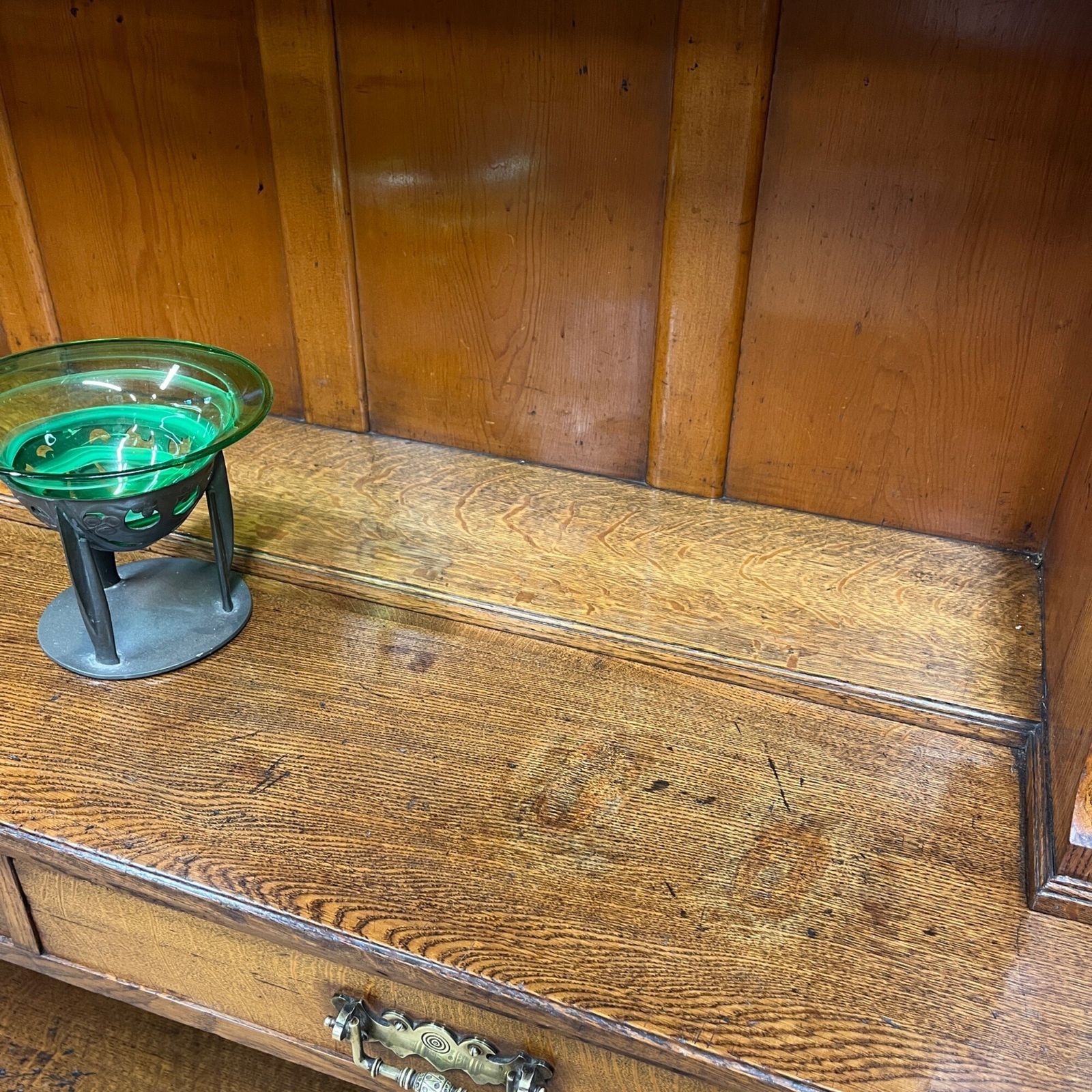 19th Century Oak Dresser, 1800s photo vintage