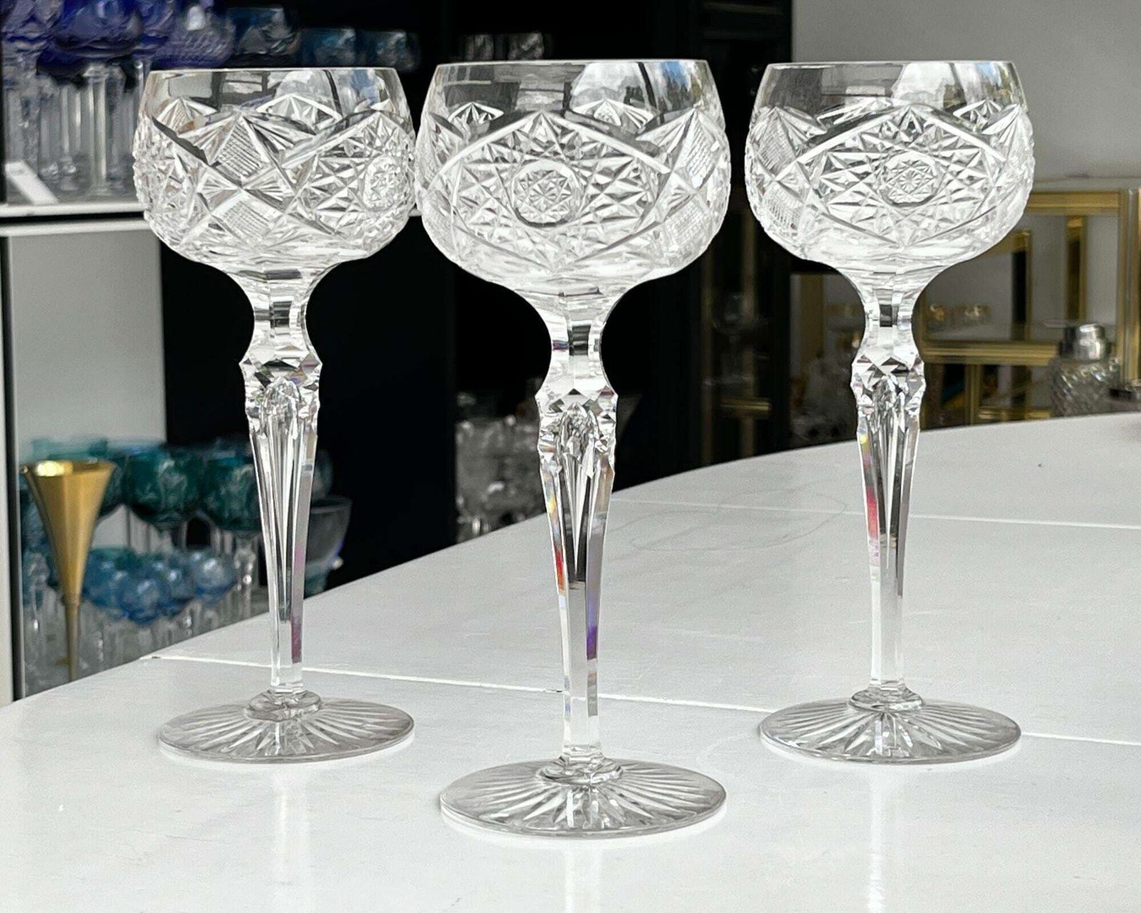 Verres à vin | Air Twist | 3 pièces | Cristal taillé photo vinterior