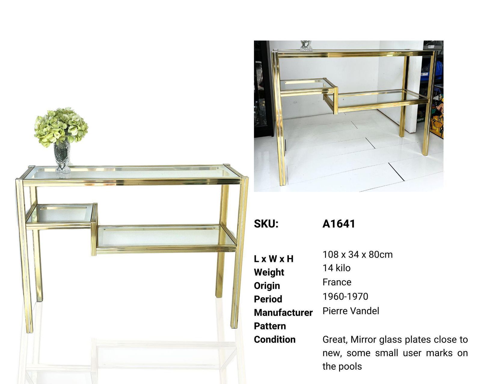 Pierre Vandel | Console | Table d'entrée photo furniture