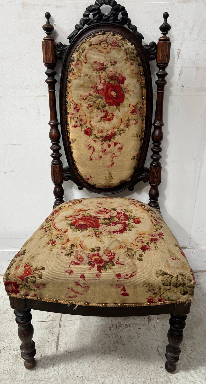 Napoleon III Period Chair/Lounge Chair In Solid Wood photo furniture
