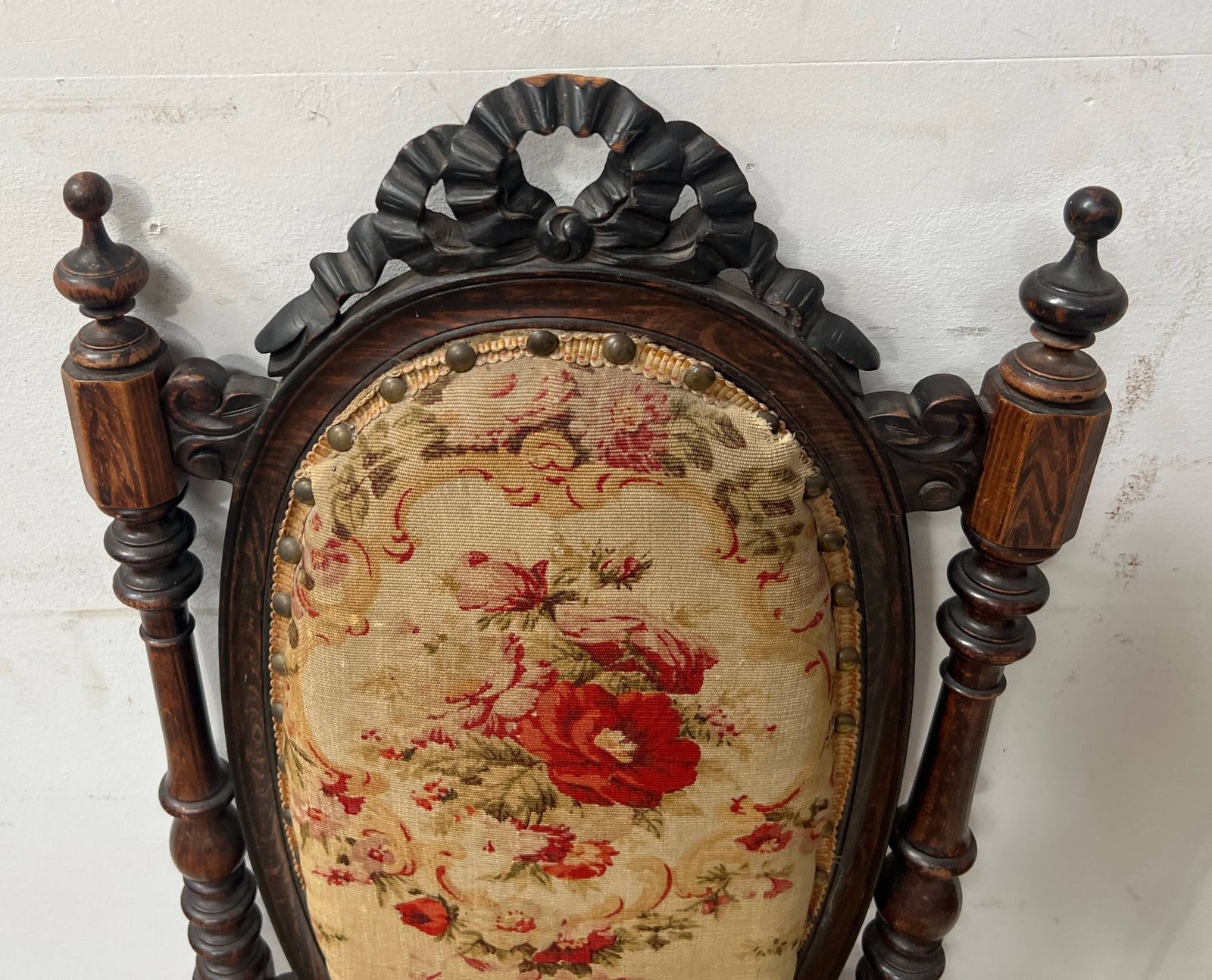 Napoleon III Period Chair/Lounge Chair In Solid Wood photo buy