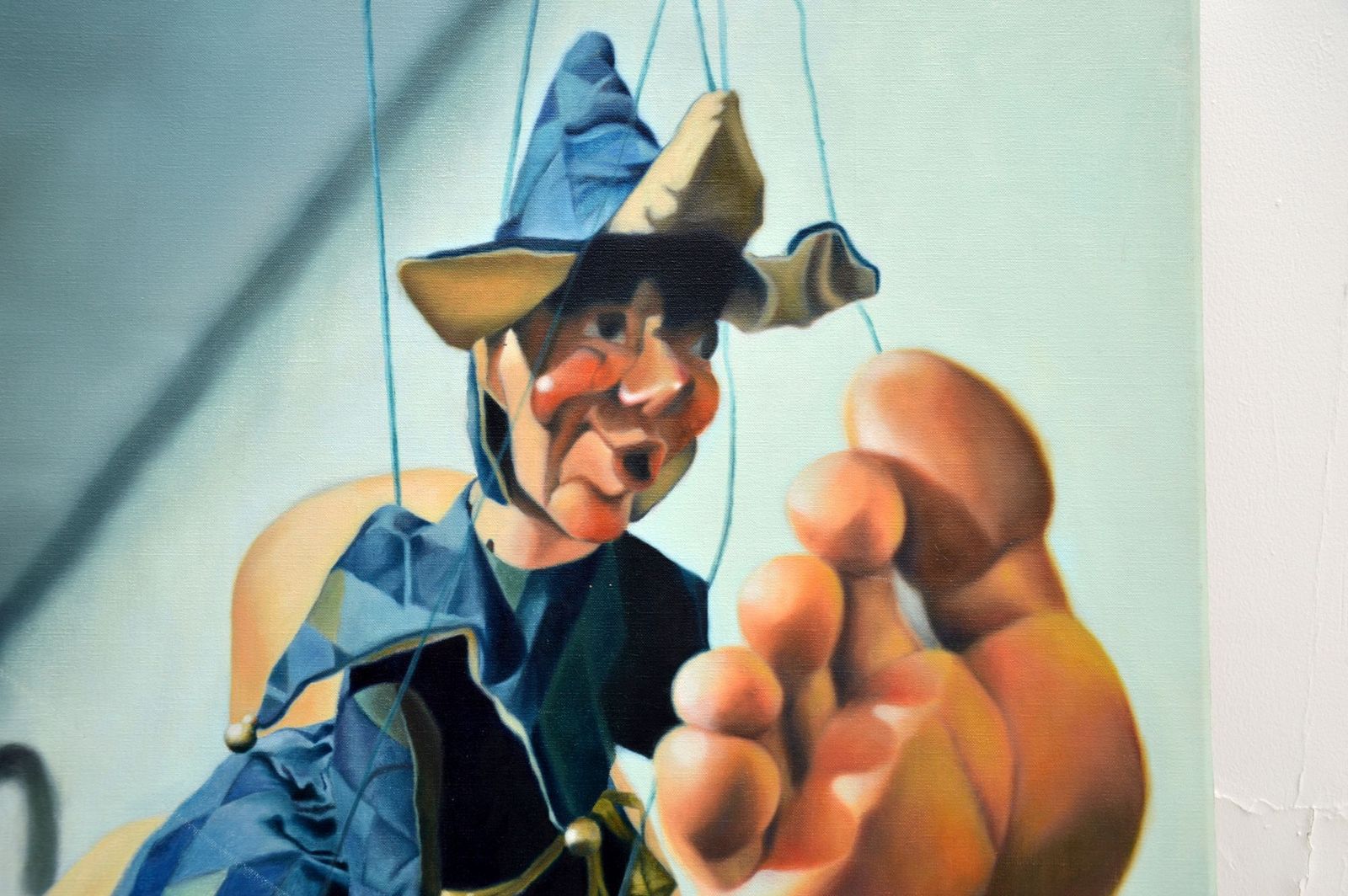 Oil Painting On Canvass By Josep Moncada Titled : Where Are You Taking Me? photo for sale