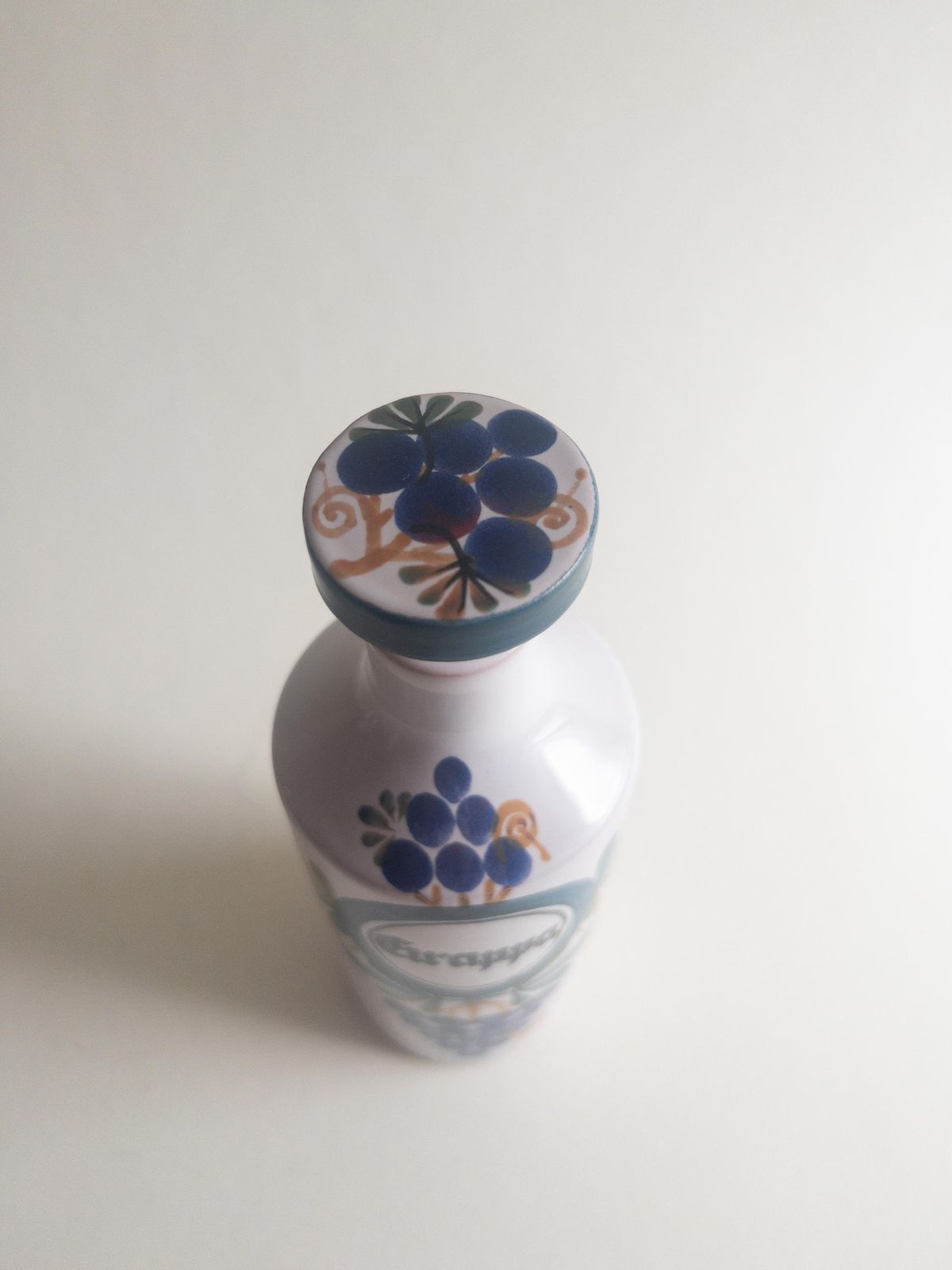 86.0 Set Of 4 Liquor Ceramic Bottles By Luzerner Keramik   Spirits Flask With A Cork Stopper   Made In Switzerland photo