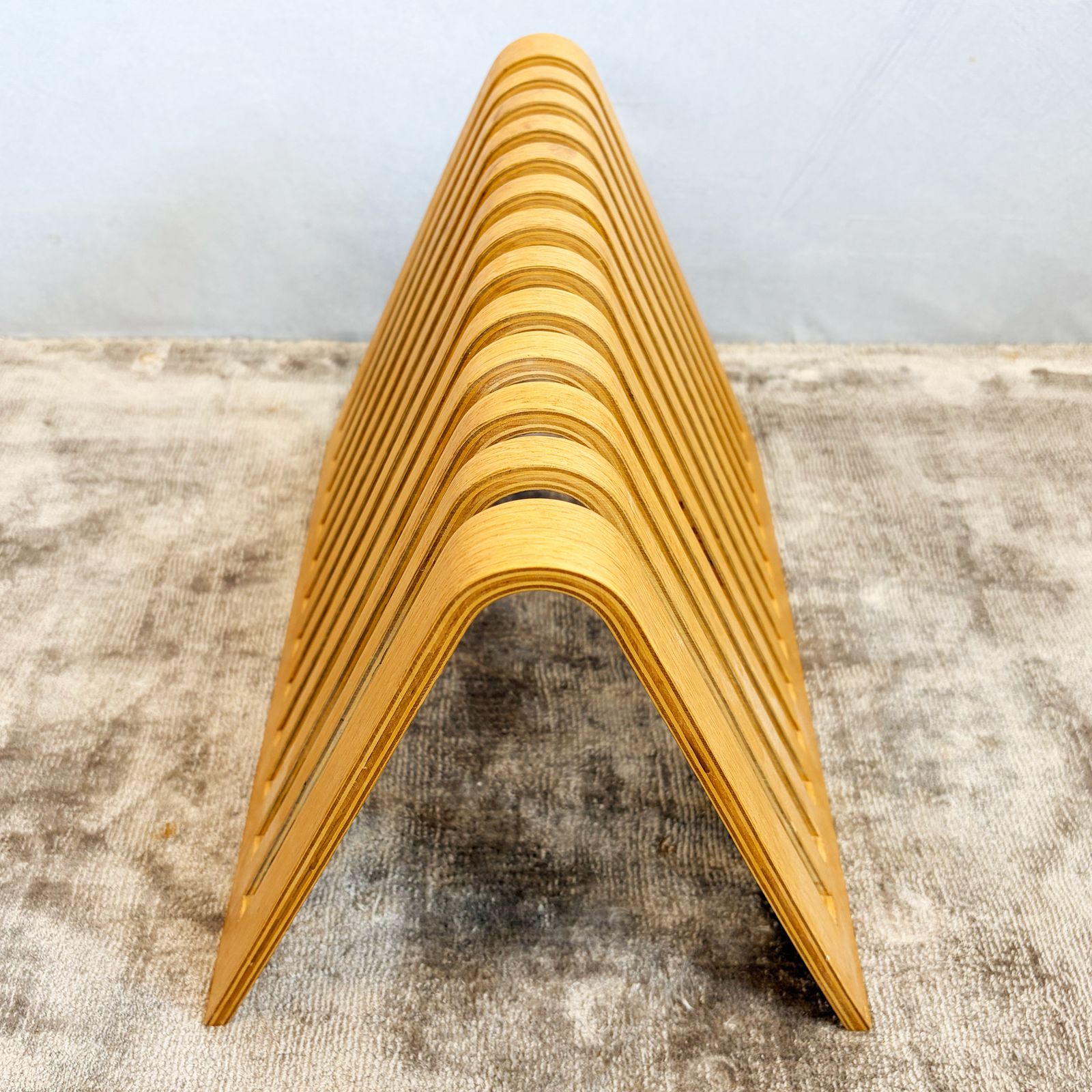 Habitat Bent Plywood Magazine Rack photo furniture