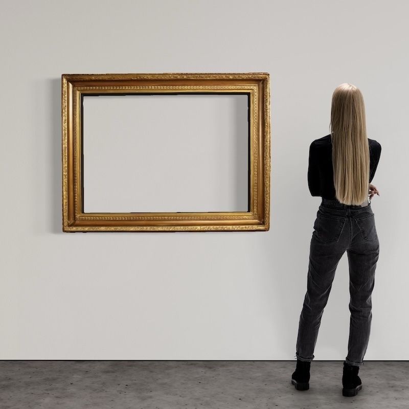 20e-eeuwse vergulde Spaanse lijst photo furniture