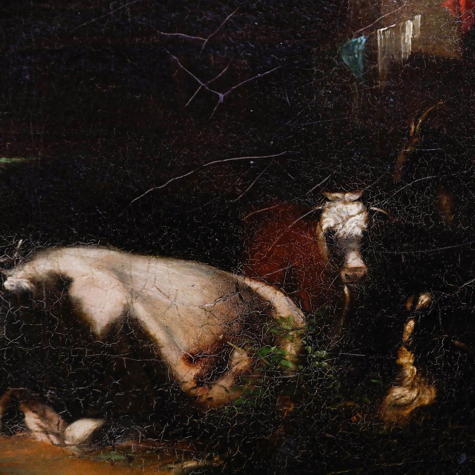 Italian School 18th Century Oil Rest Before The Ruins photo vinterior