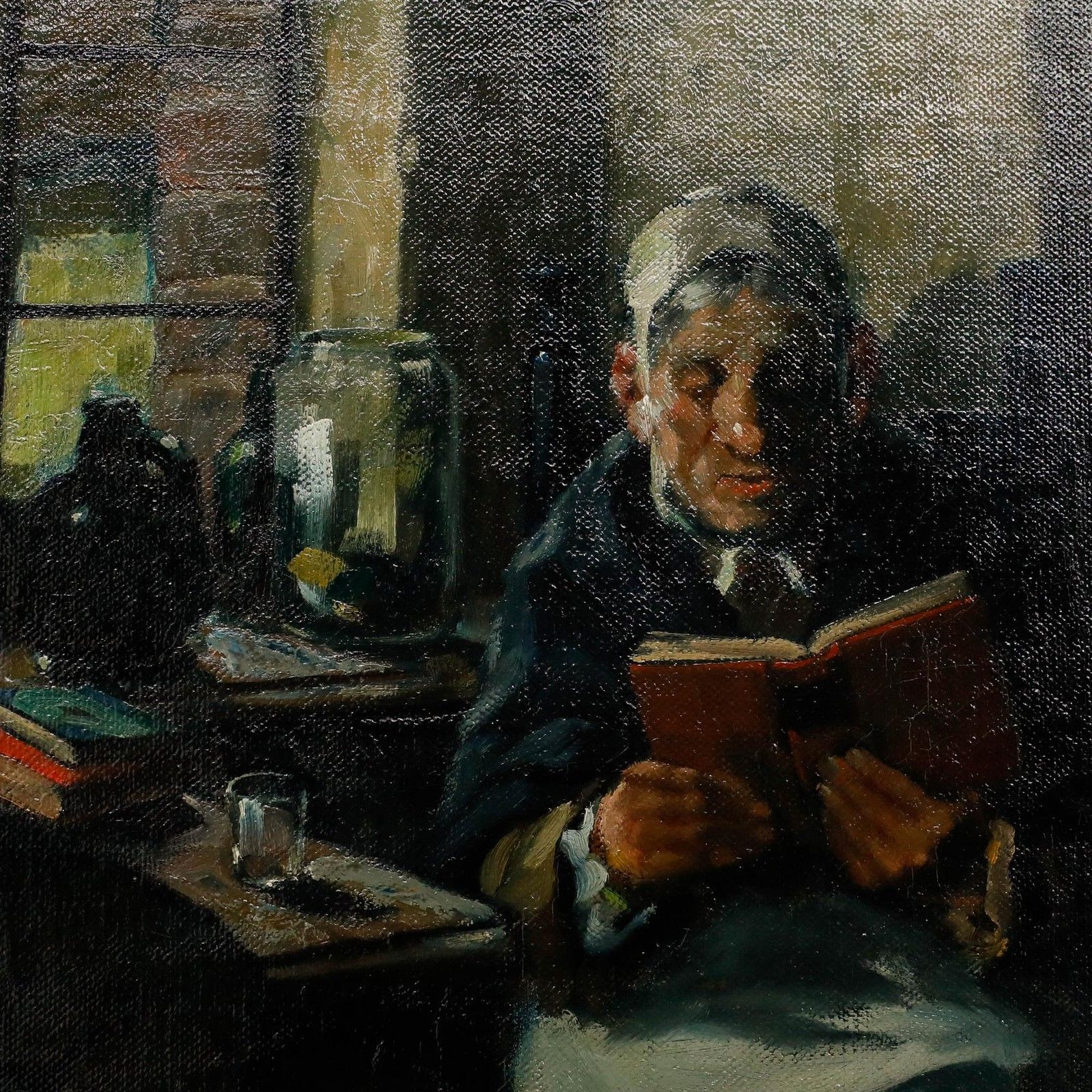 Willi Hans Burger Willing (1882 1969) Framed Oil, A Leisurely Afternoon photo 695.0