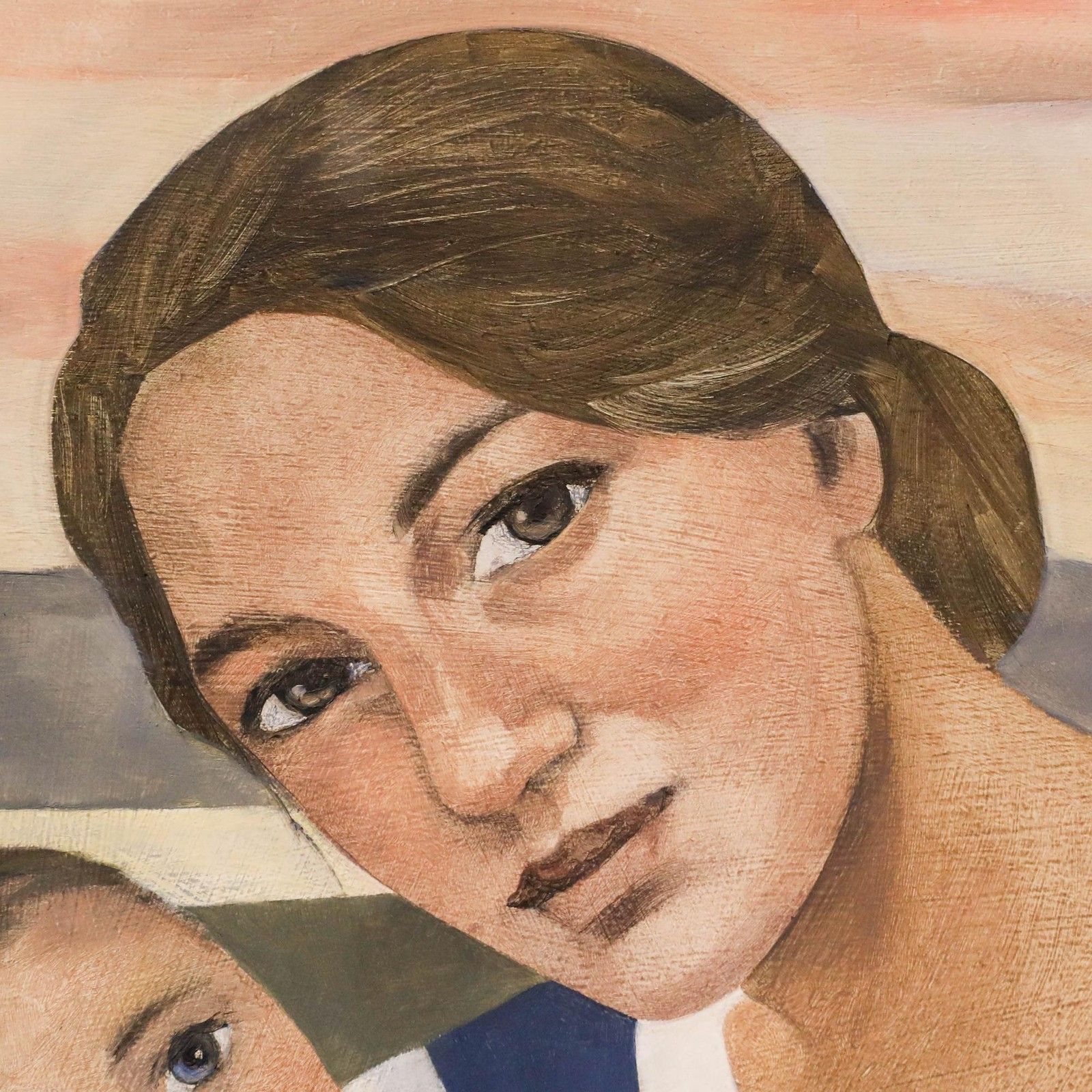 Elizabeth Ridgway (B.1964) Framed Contemporary Oil, Mother & Child photo 495.0