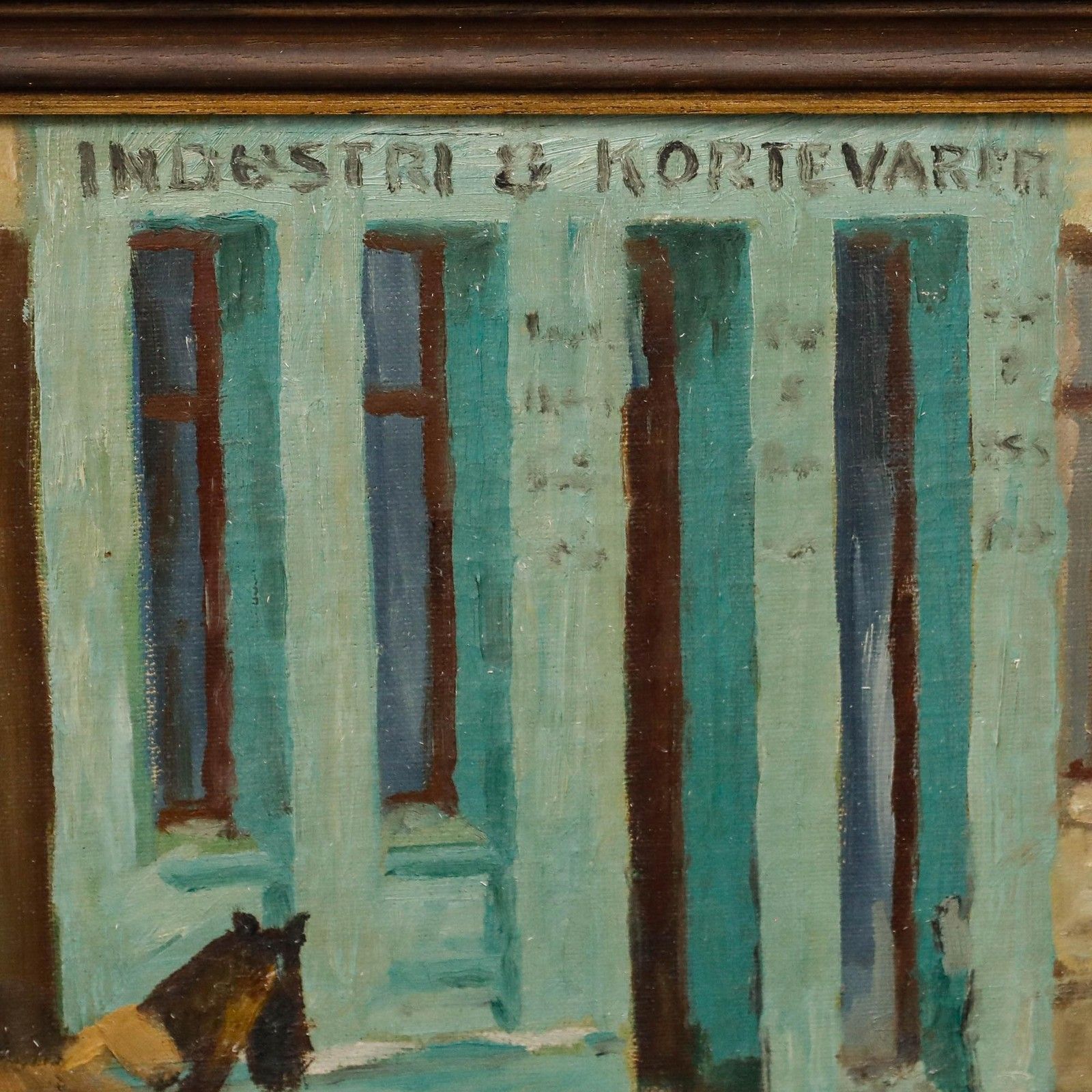 Einar Kullander (1893 1946) Swedish School 1924 Oil, A Horse Drawn Sleigh photo 495.0
