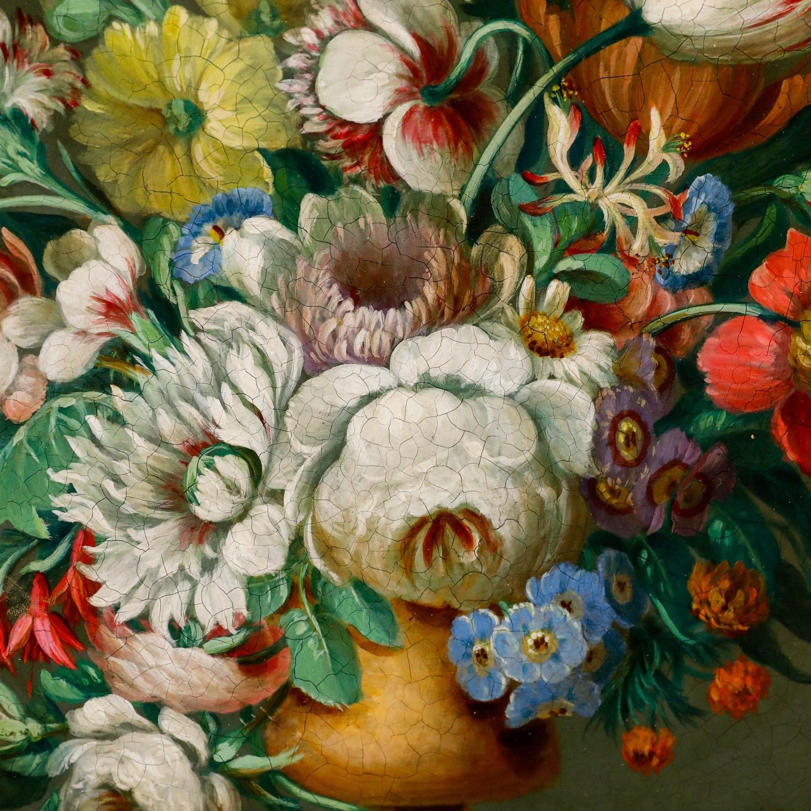 Fine 19th Century Oil Summer Flowers II photo vinterior