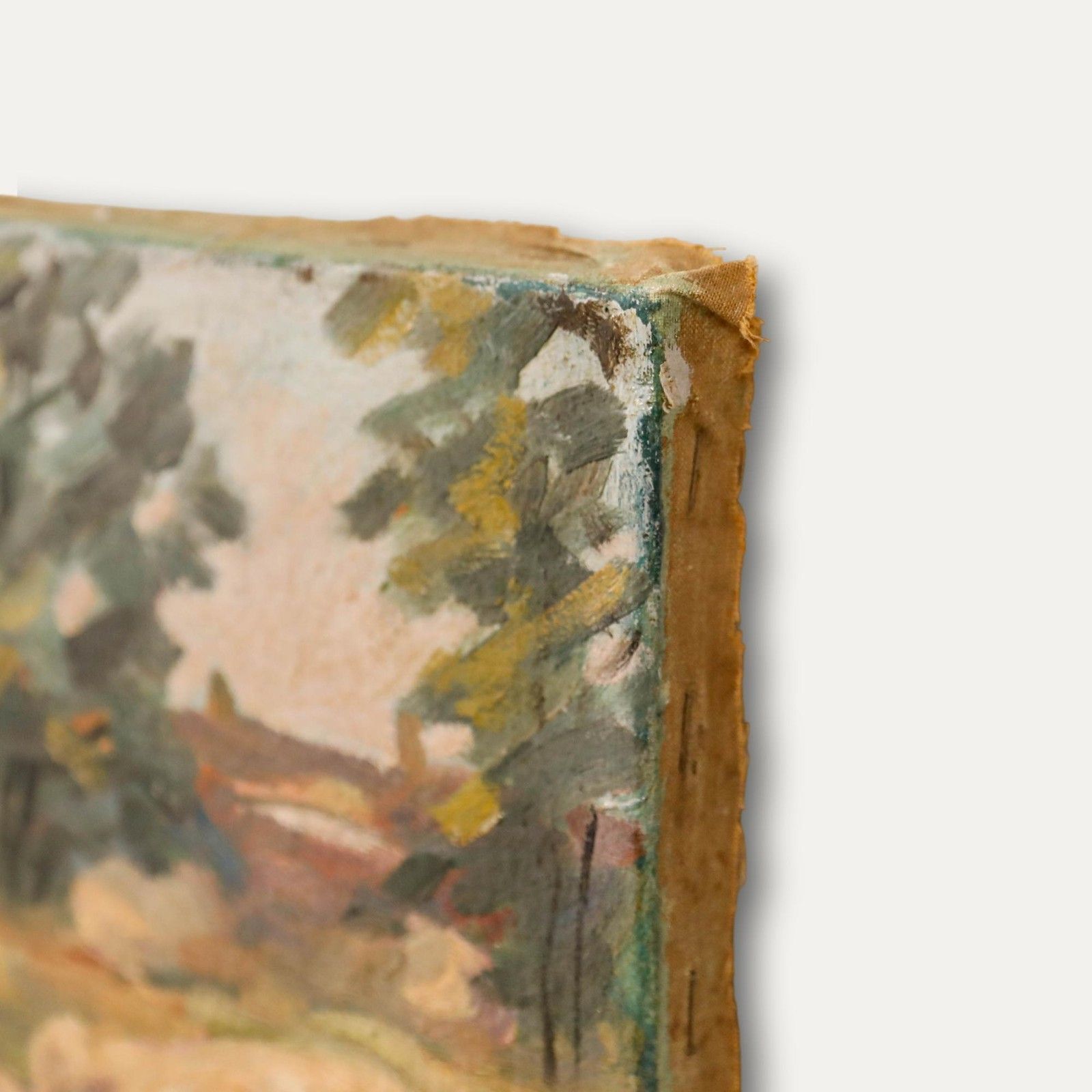 Kurt Glauber (1886 1963) Mid 20th Century Oil, Pigs Rooting photo 495.0