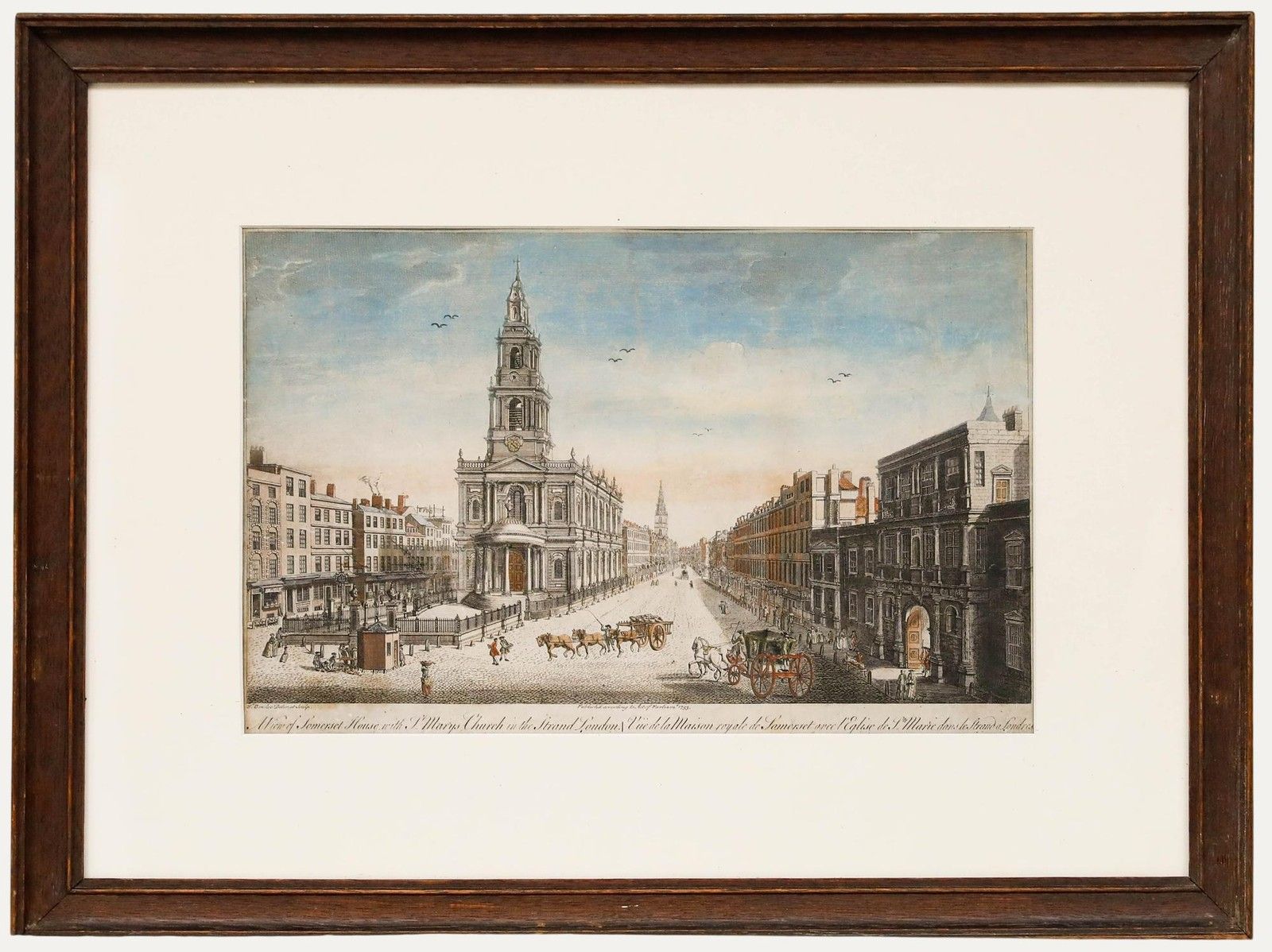 Thomas Bowles (C.1712 1767) 1753 Engraving, A View Of Somerset House